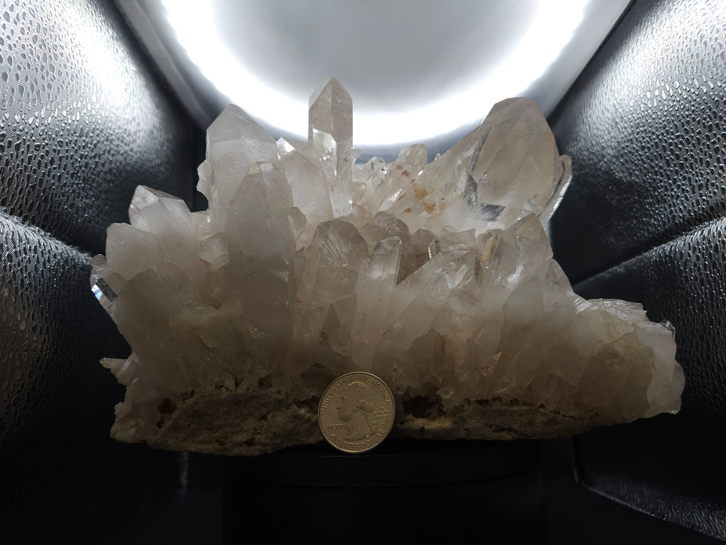 Large Natural Arkansas Quartz Crystal Cluster