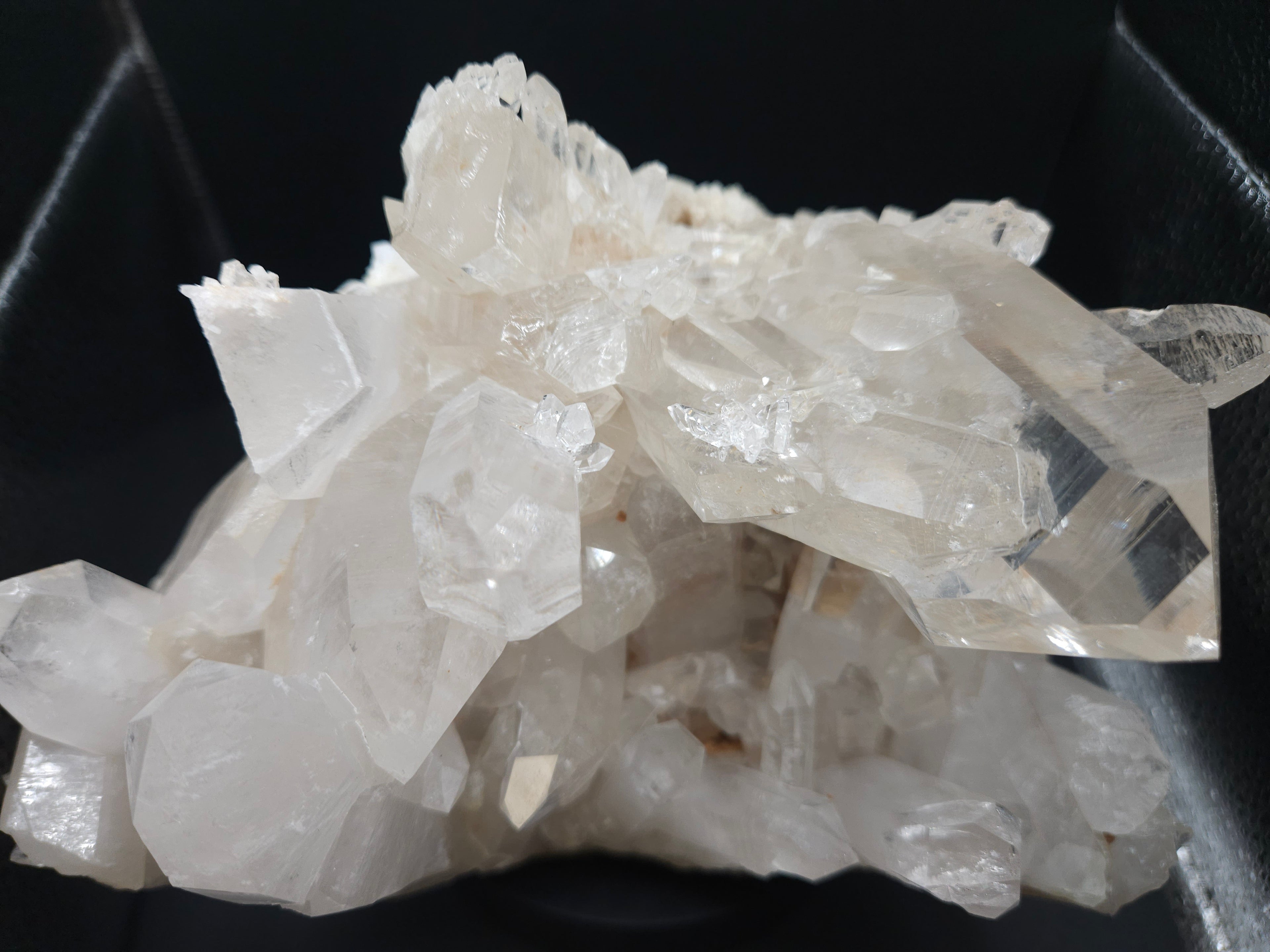 Large Natural Arkansas Quartz Crystal Cluster