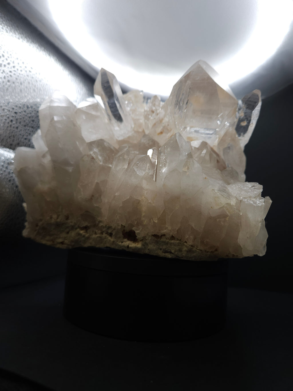 Large Natural Arkansas Quartz Crystal Cluster