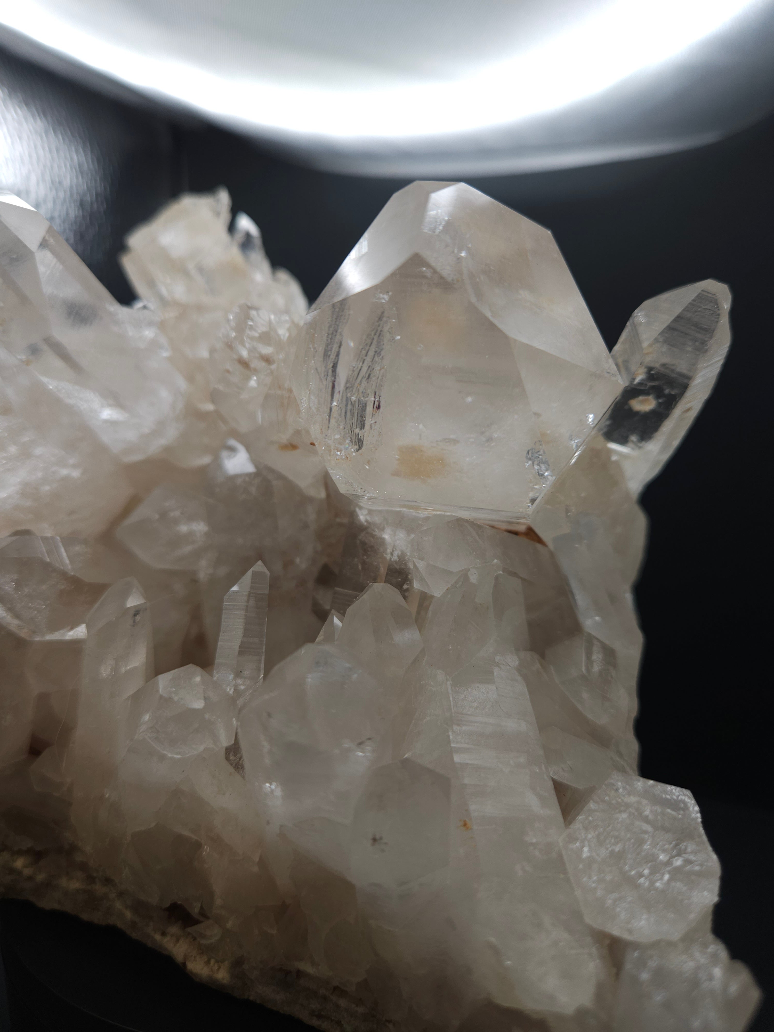 Large Natural Arkansas Quartz Crystal Cluster