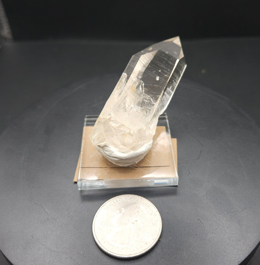 Mounted Quartz Crystal Point