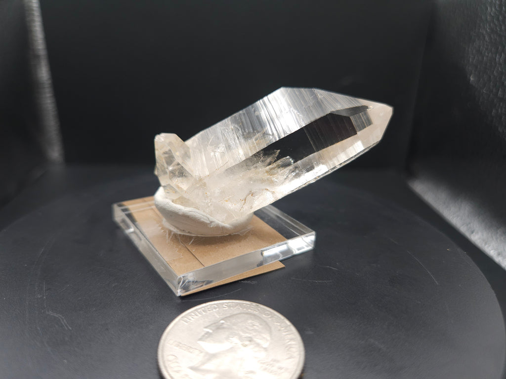 Mounted Quartz Crystal Point