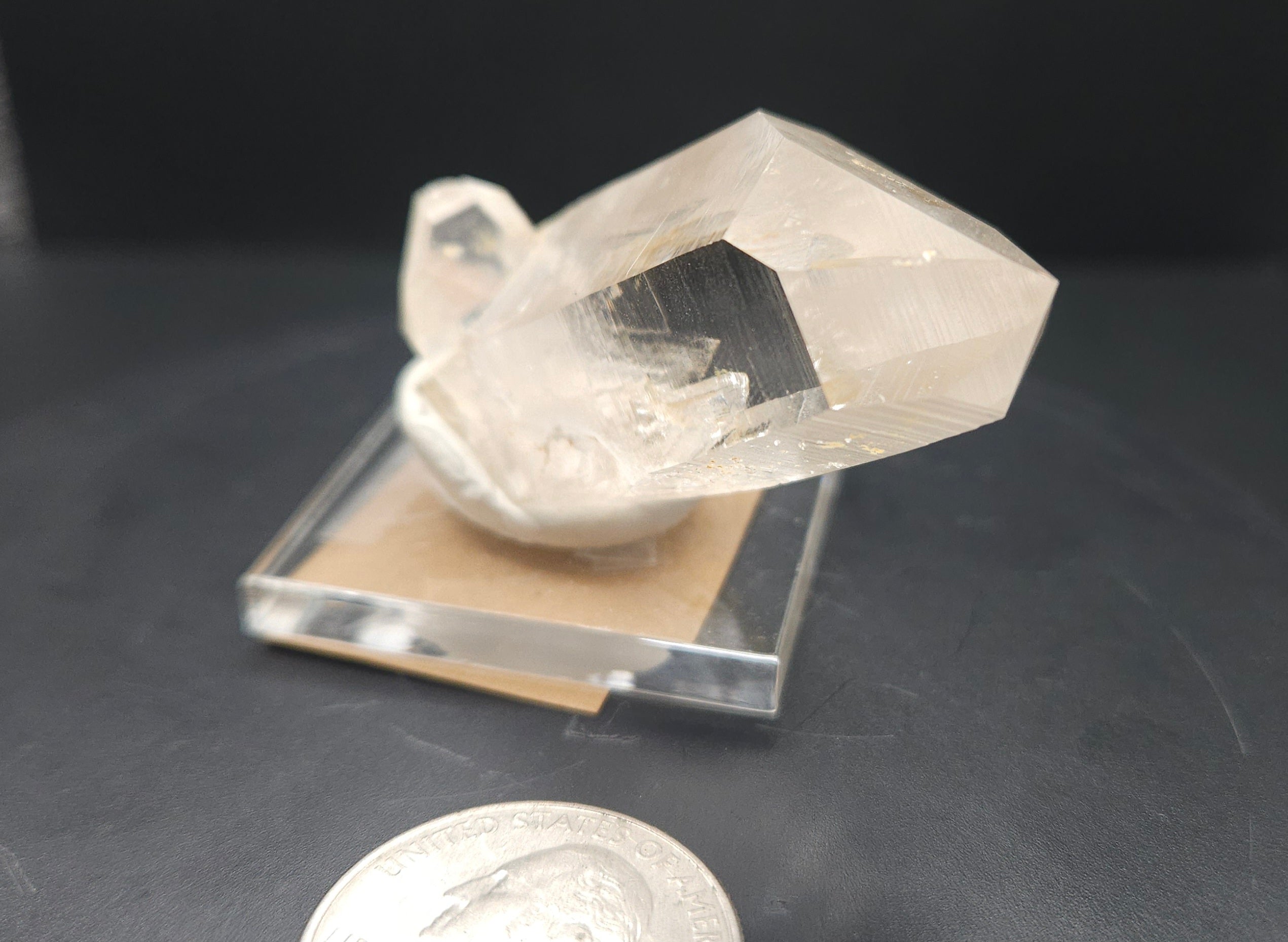 Mounted Quartz Crystal Point