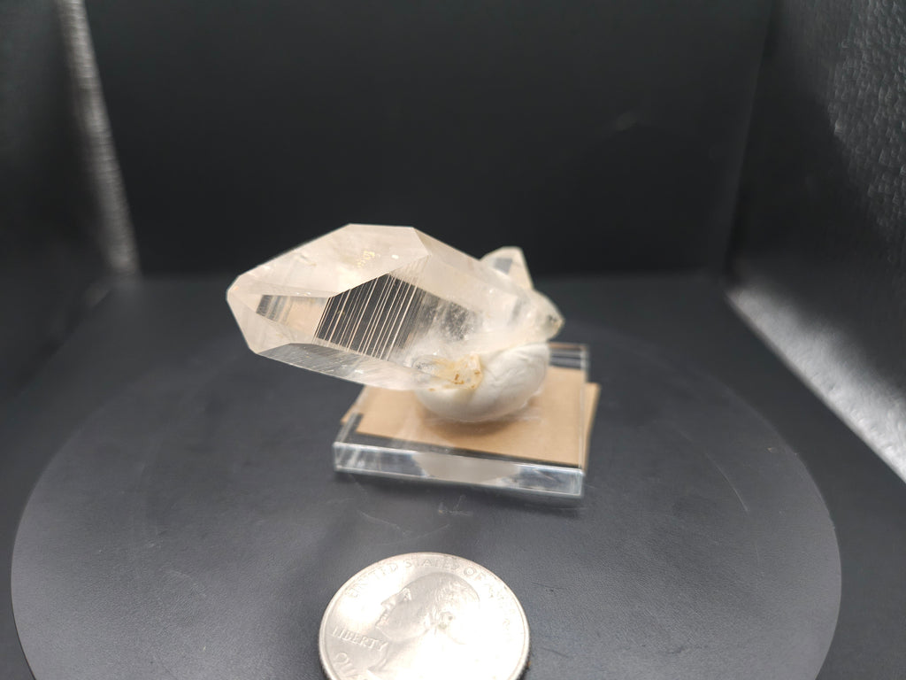 Mounted Quartz Crystal Point