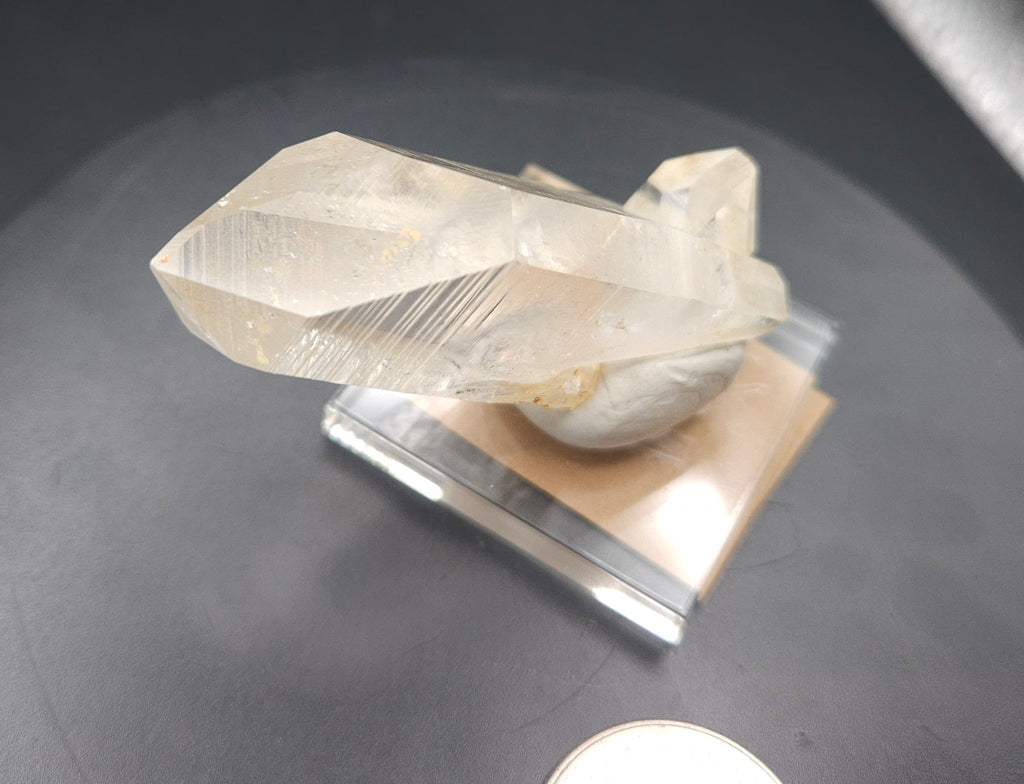 Mounted Quartz Crystal Point