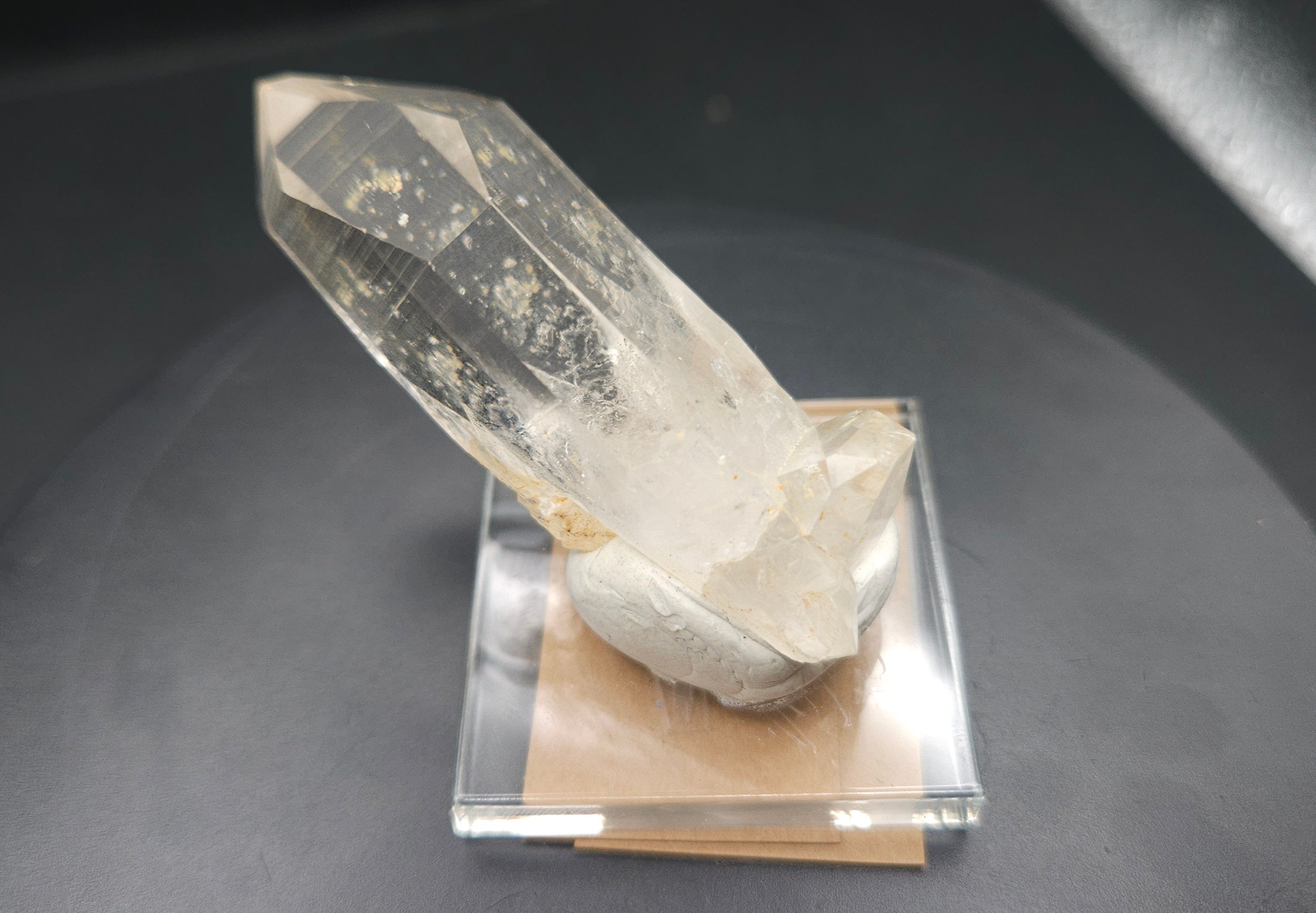 Mounted Quartz Crystal Point
