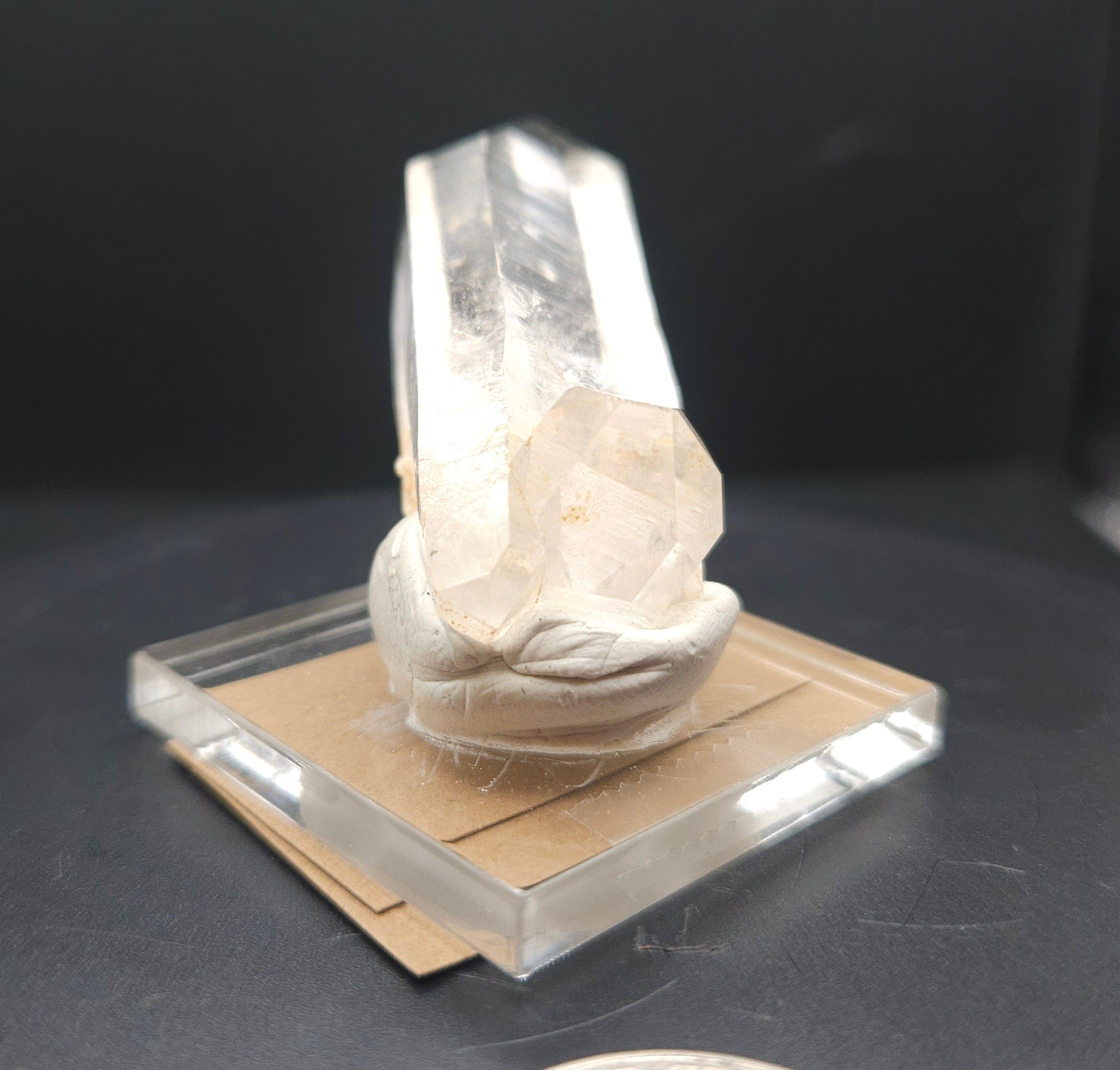 Mounted Quartz Crystal Point