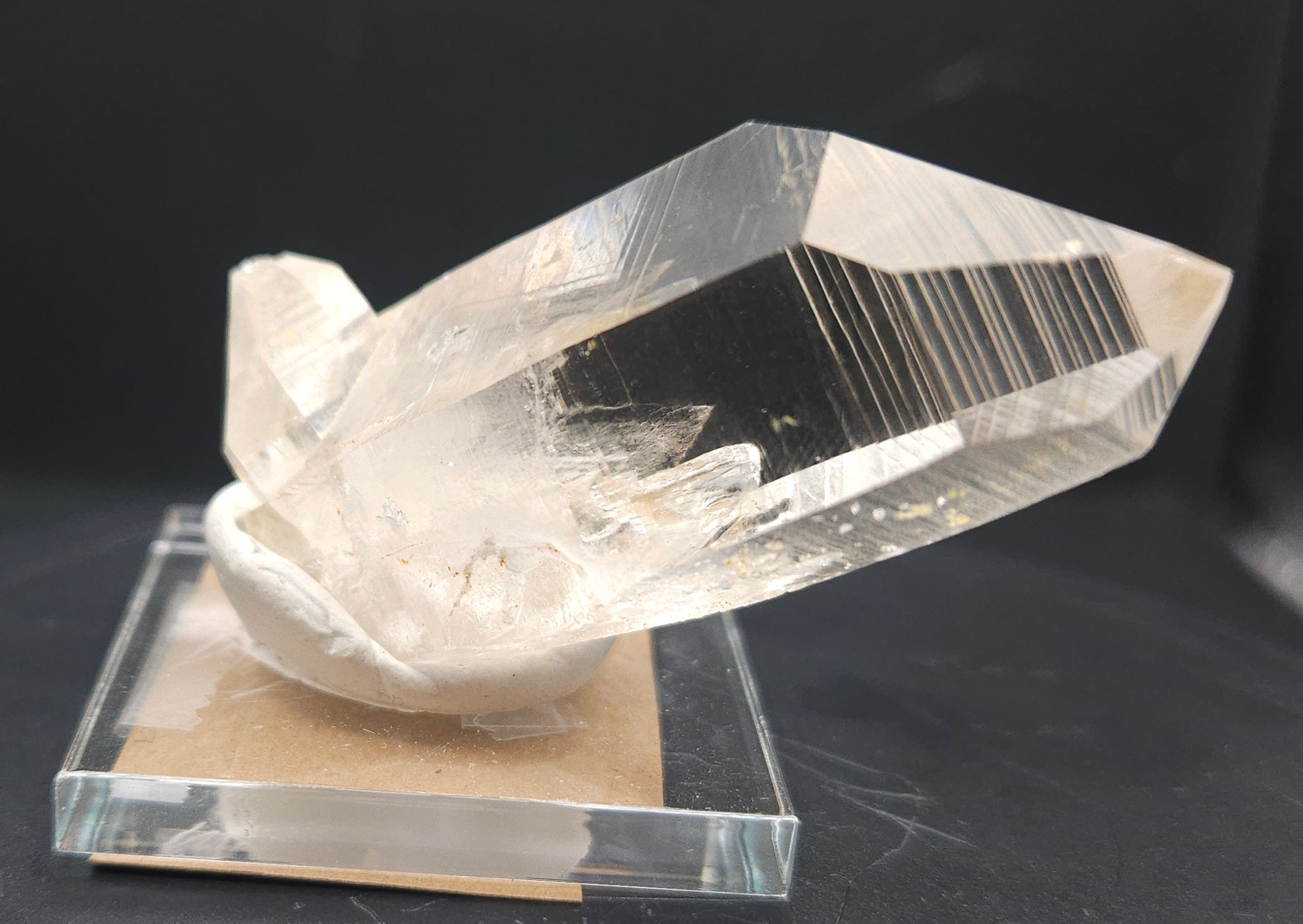 Mounted Quartz Crystal Point