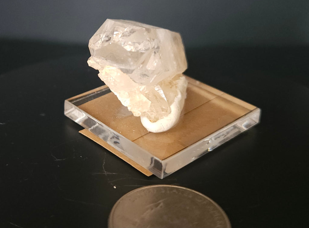 Mounted Quartz Crystal Point