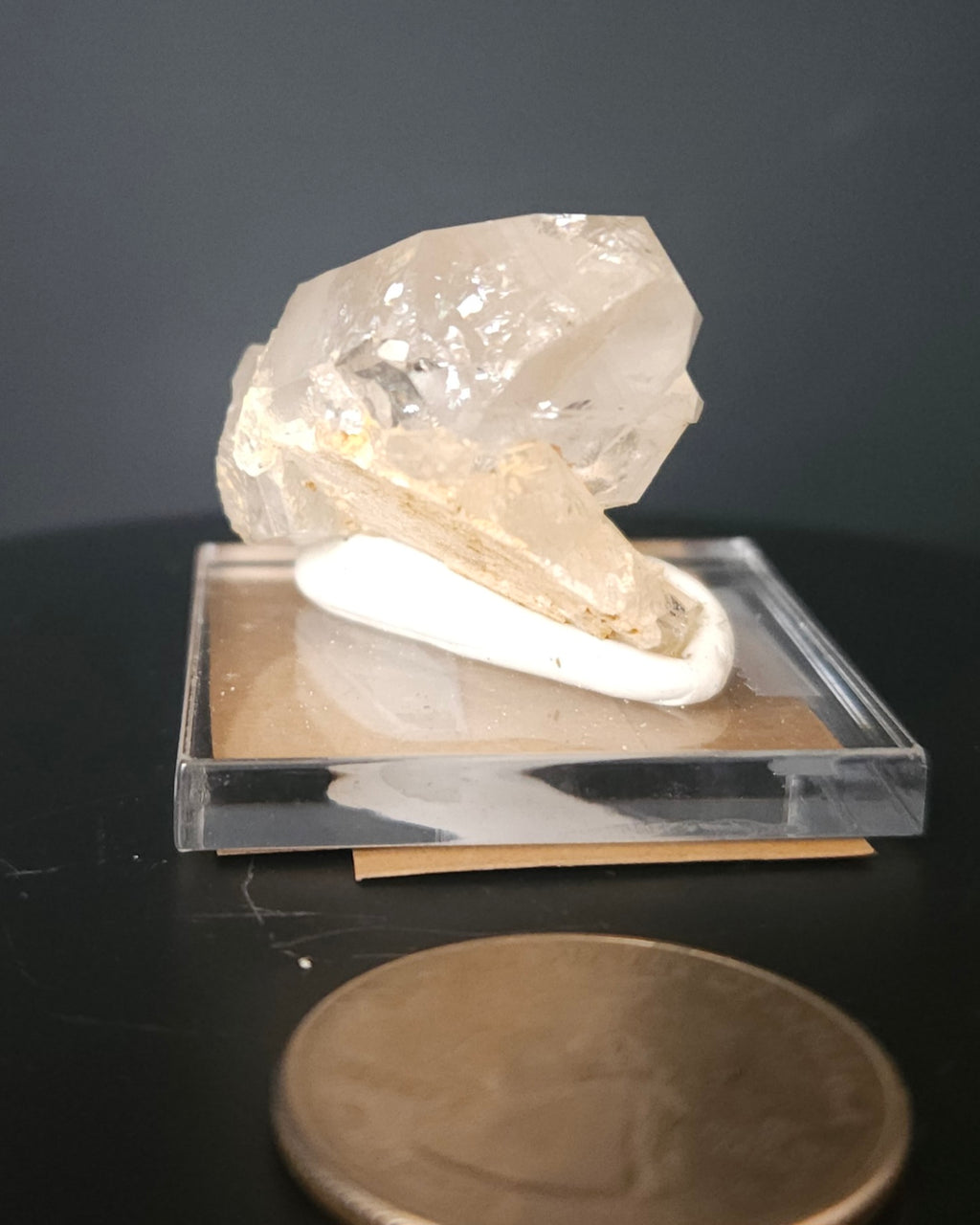 Mounted Quartz Crystal Point