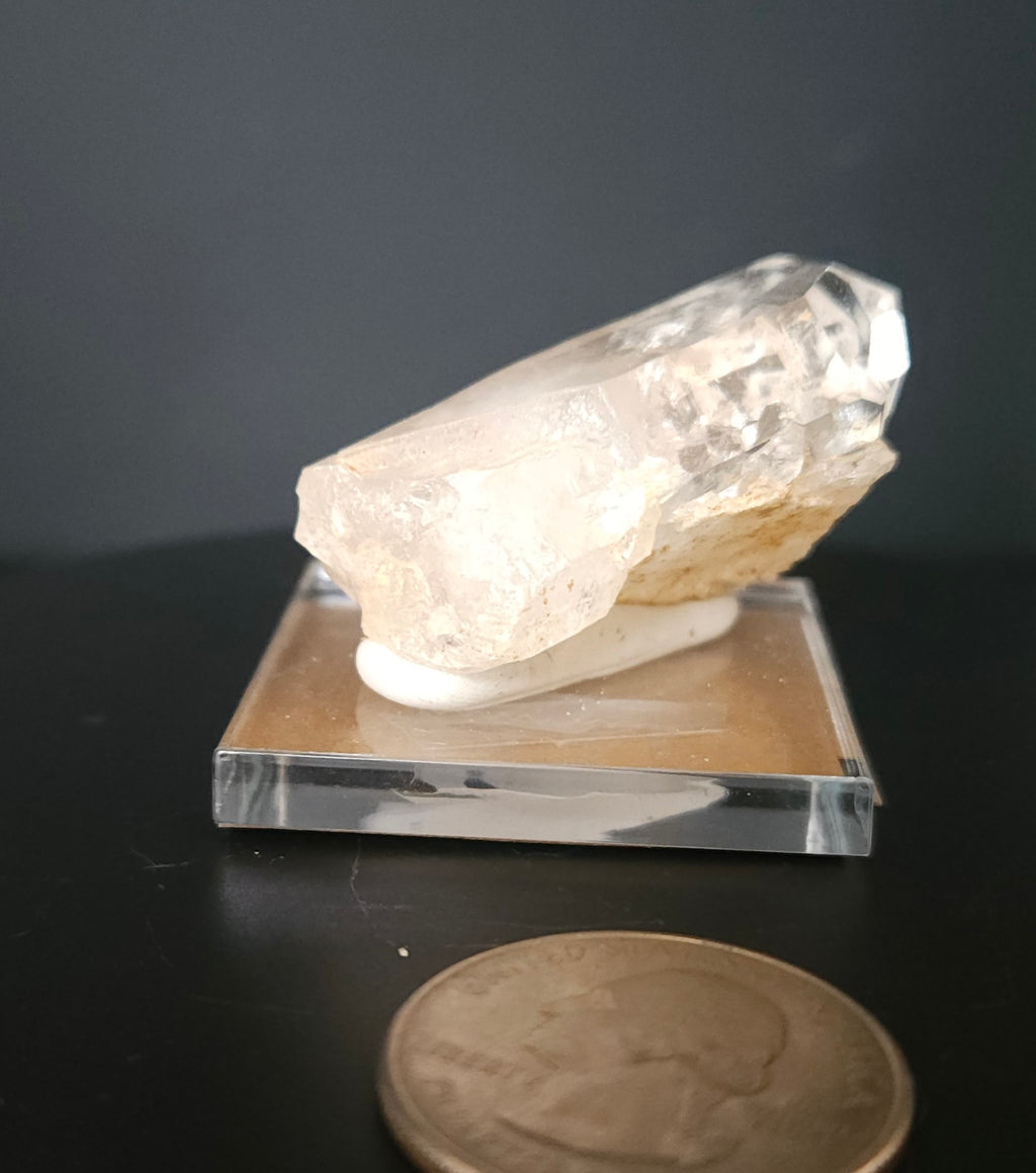 Mounted Quartz Crystal Point