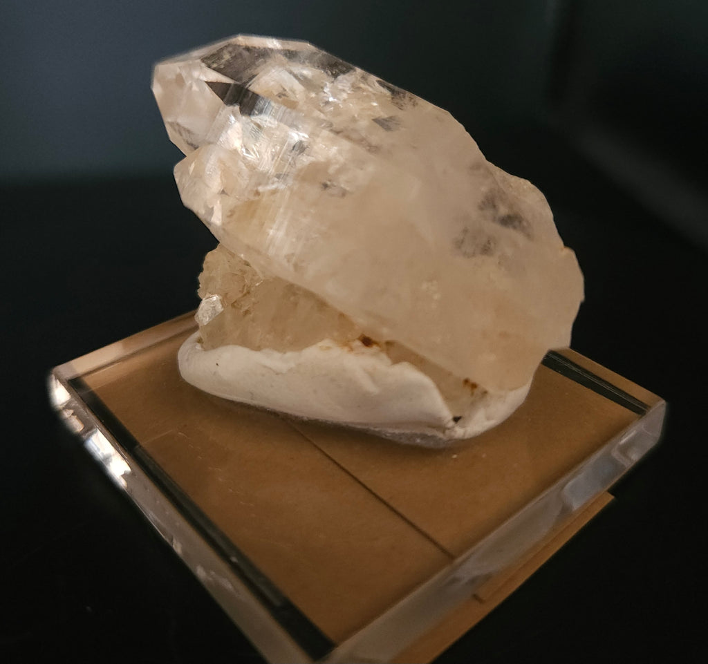 Mounted Quartz Crystal Point