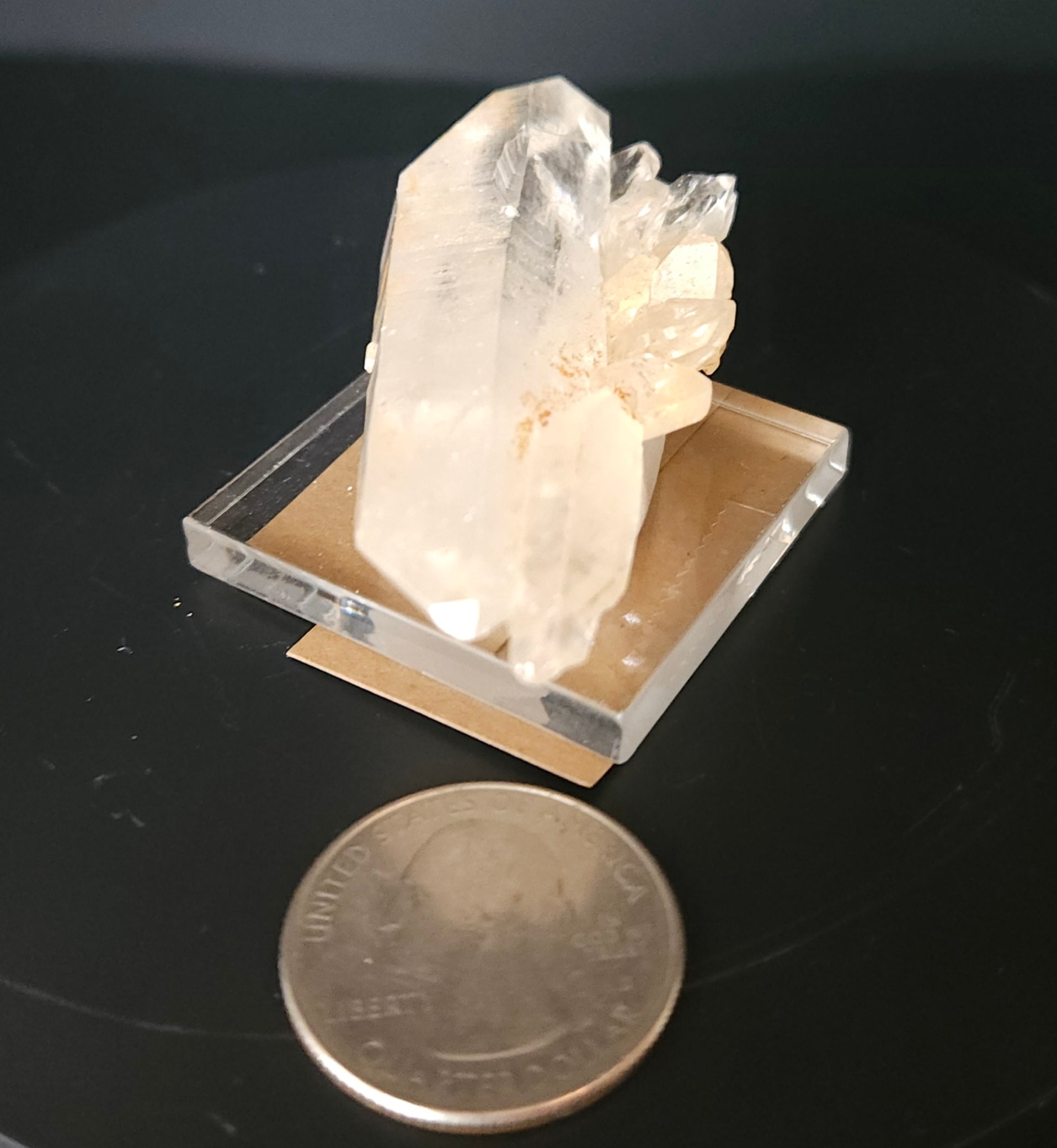 Mounted Quartz Crystal Point/Cluster