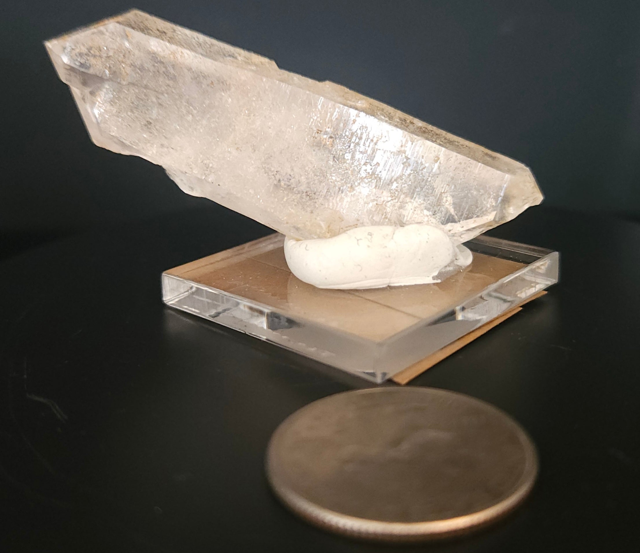 Mounted Quartz Crystal Point