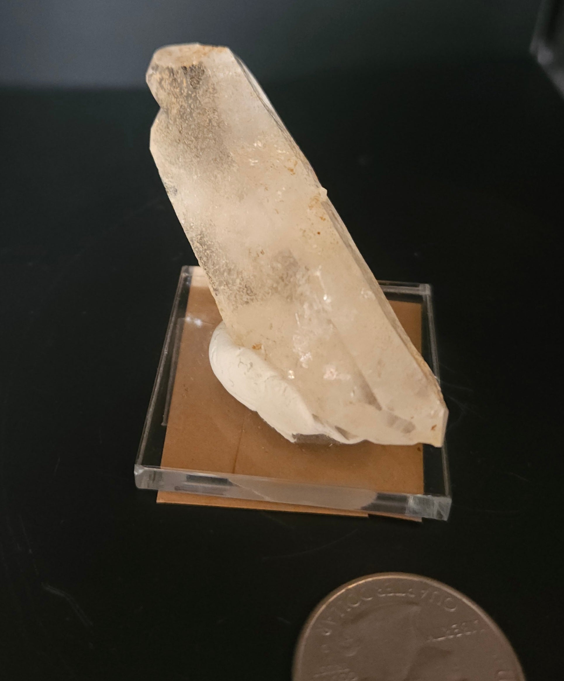 Mounted Quartz Crystal Point