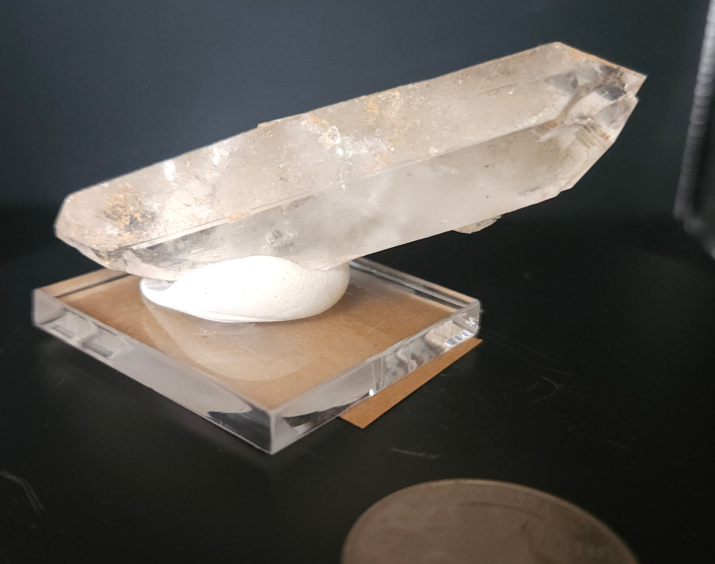 Mounted Quartz Crystal Point