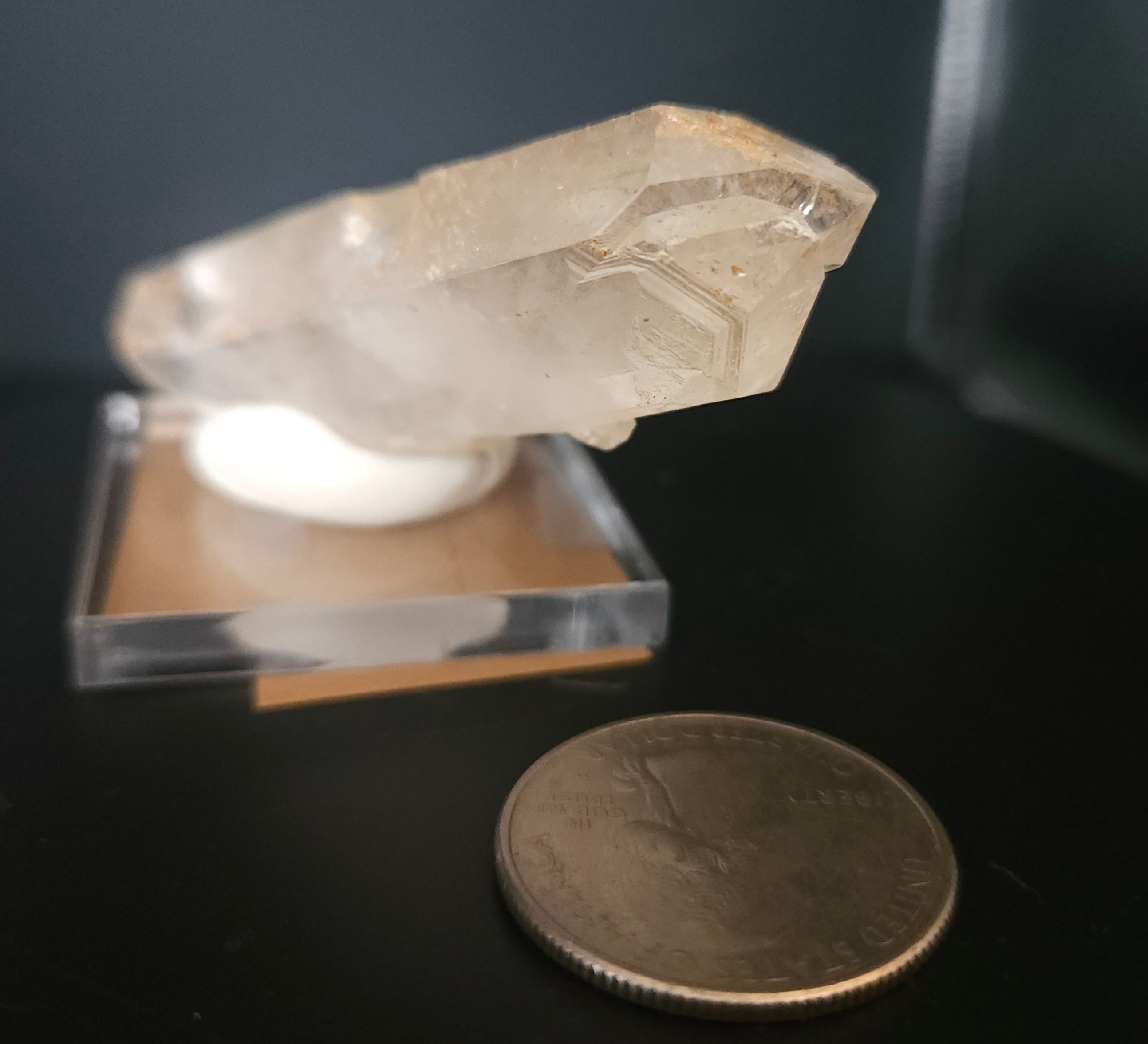 Mounted Quartz Crystal Point