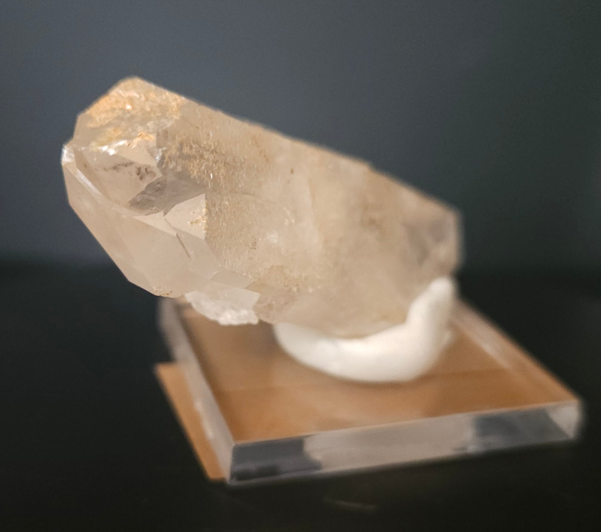 Mounted Quartz Crystal Point