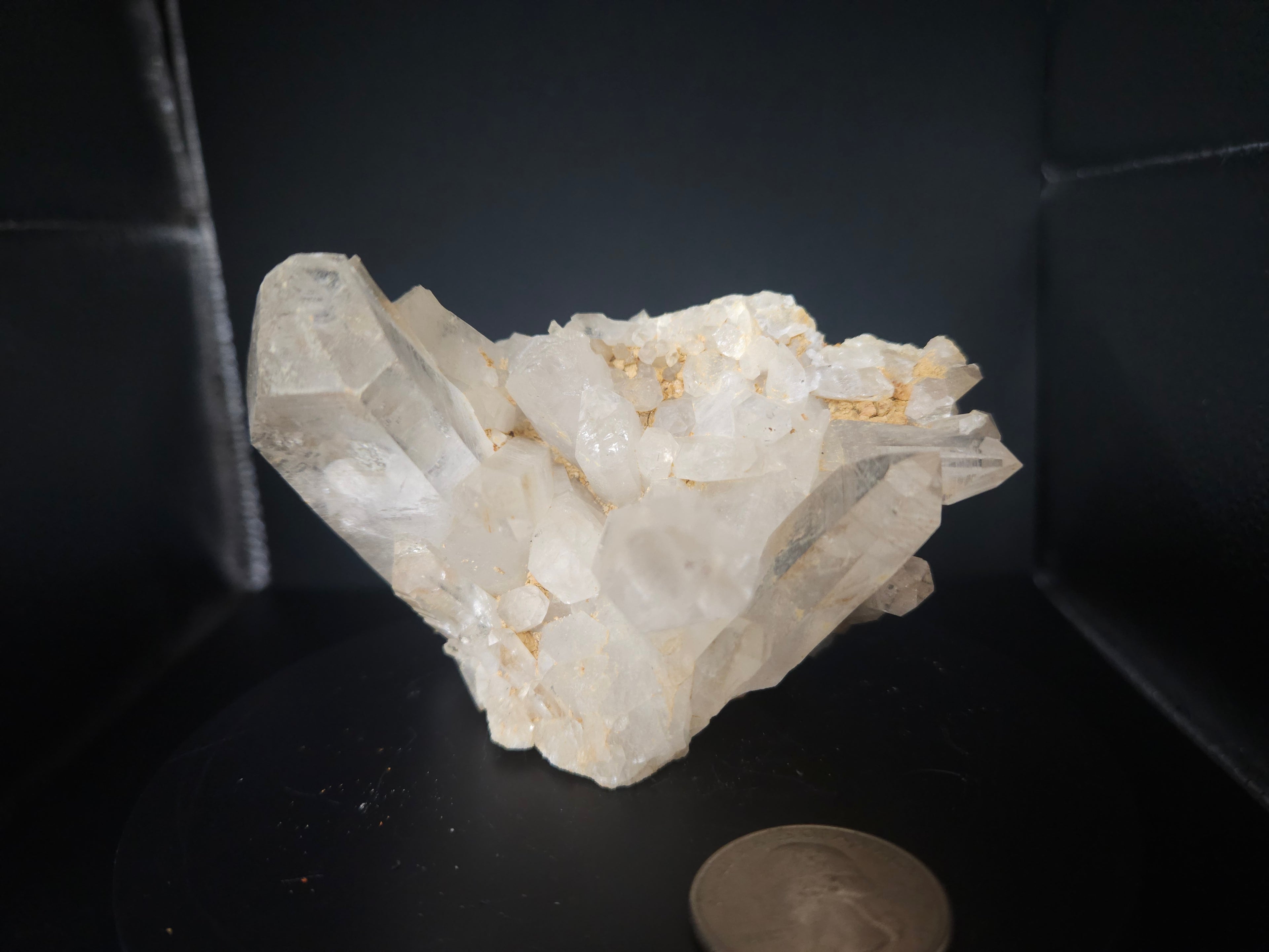 Small Natural Arkansas Quartz Crystal Cluster