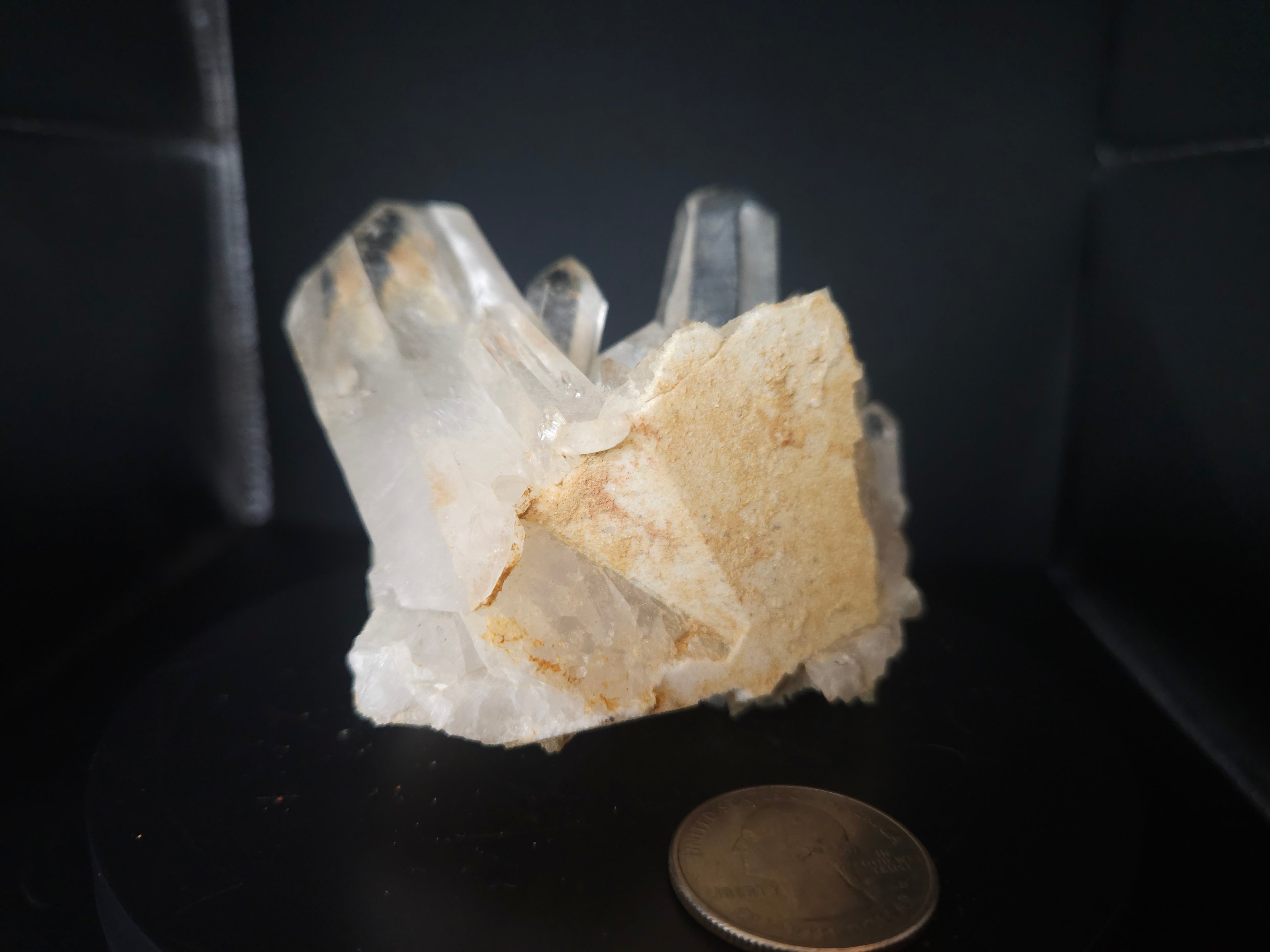 Small Natural Arkansas Quartz Crystal Cluster