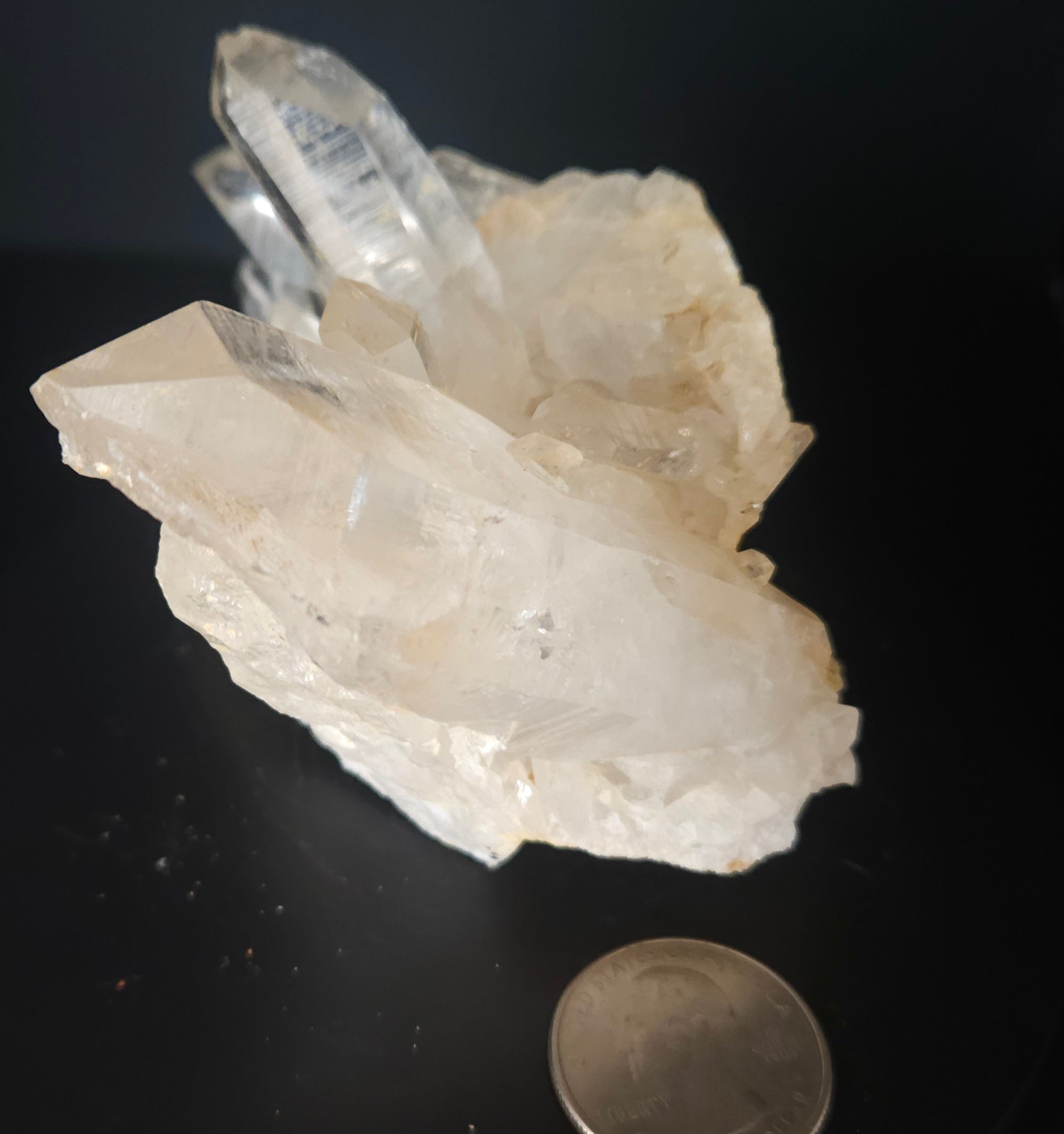Small Natural Arkansas Quartz Crystal Cluster