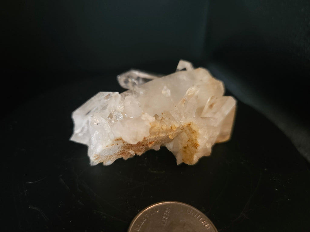 Small clear quartz cluster