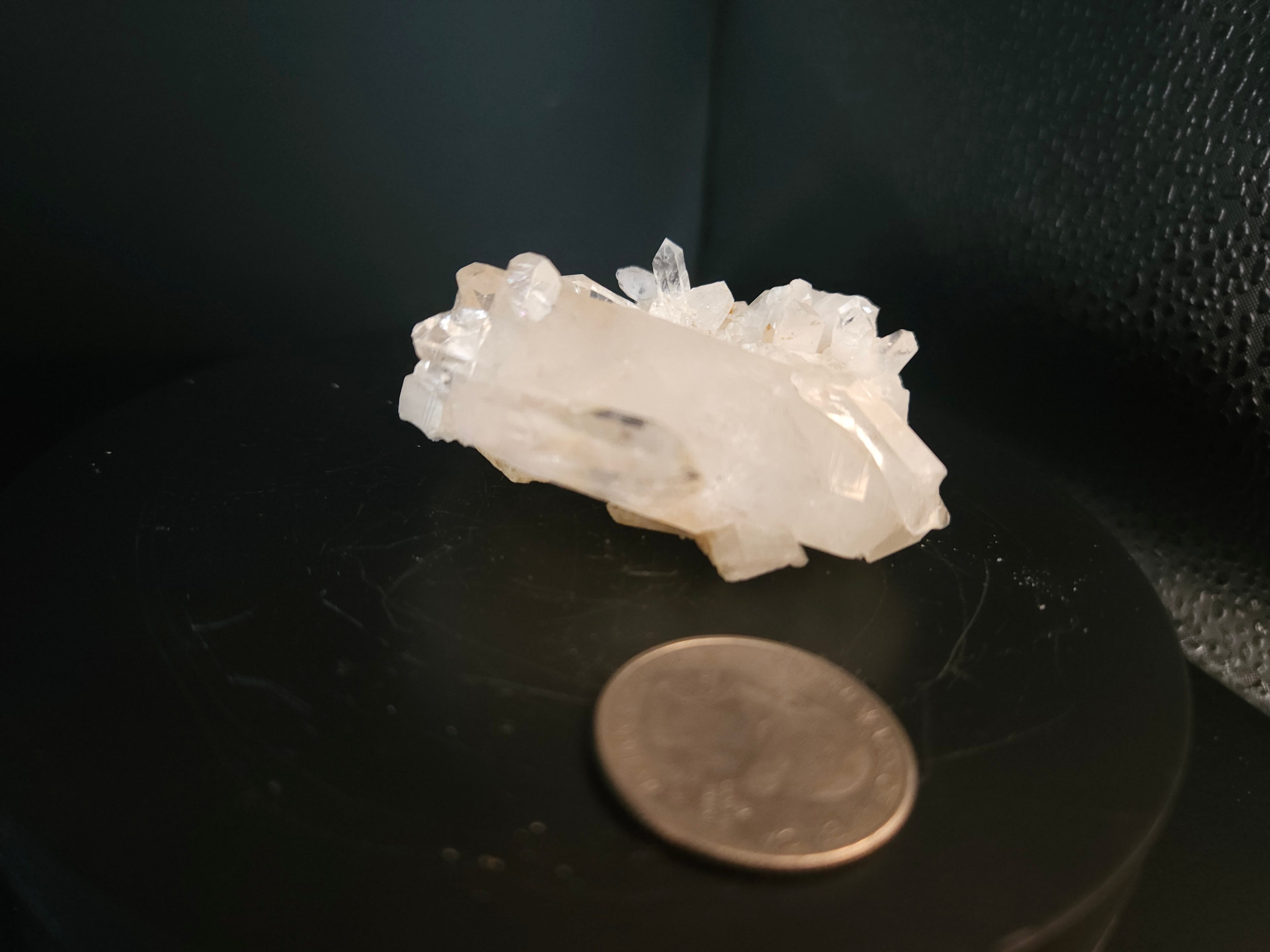 Small clear quartz cluster