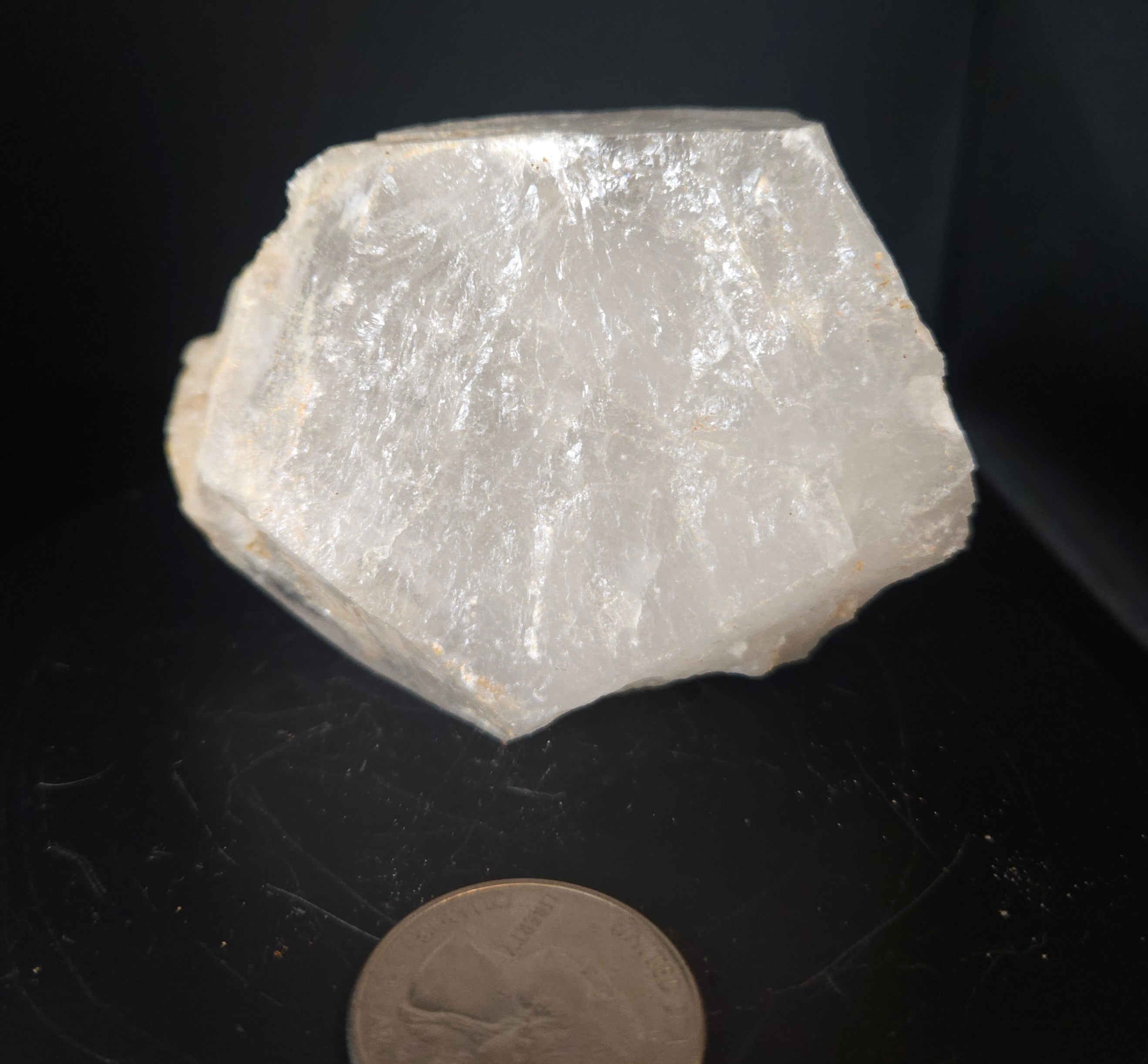 Large, Rough Arkansas Quartz Crystal point