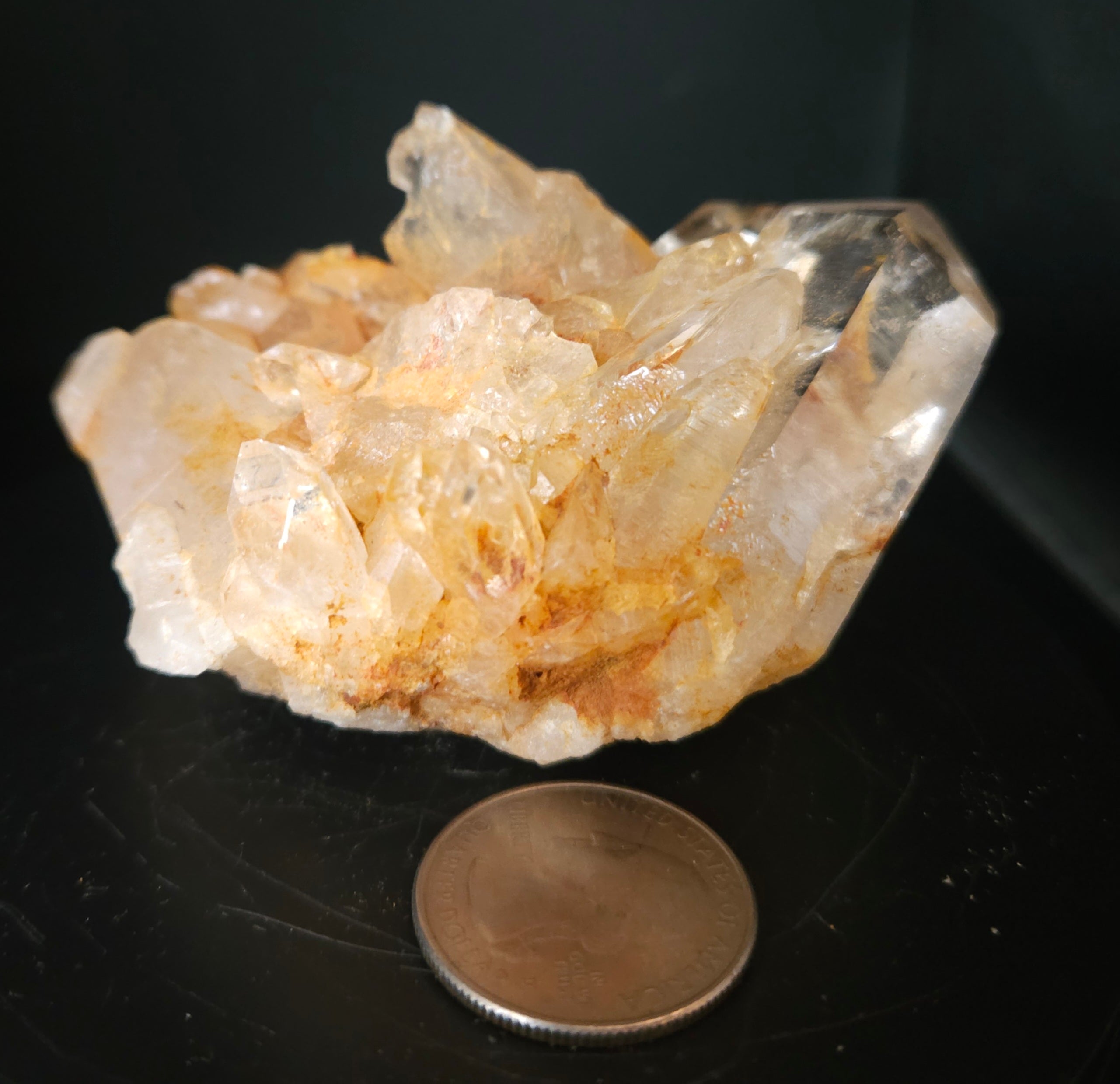 Small Natural Arkansas Quartz Crystal Cluster