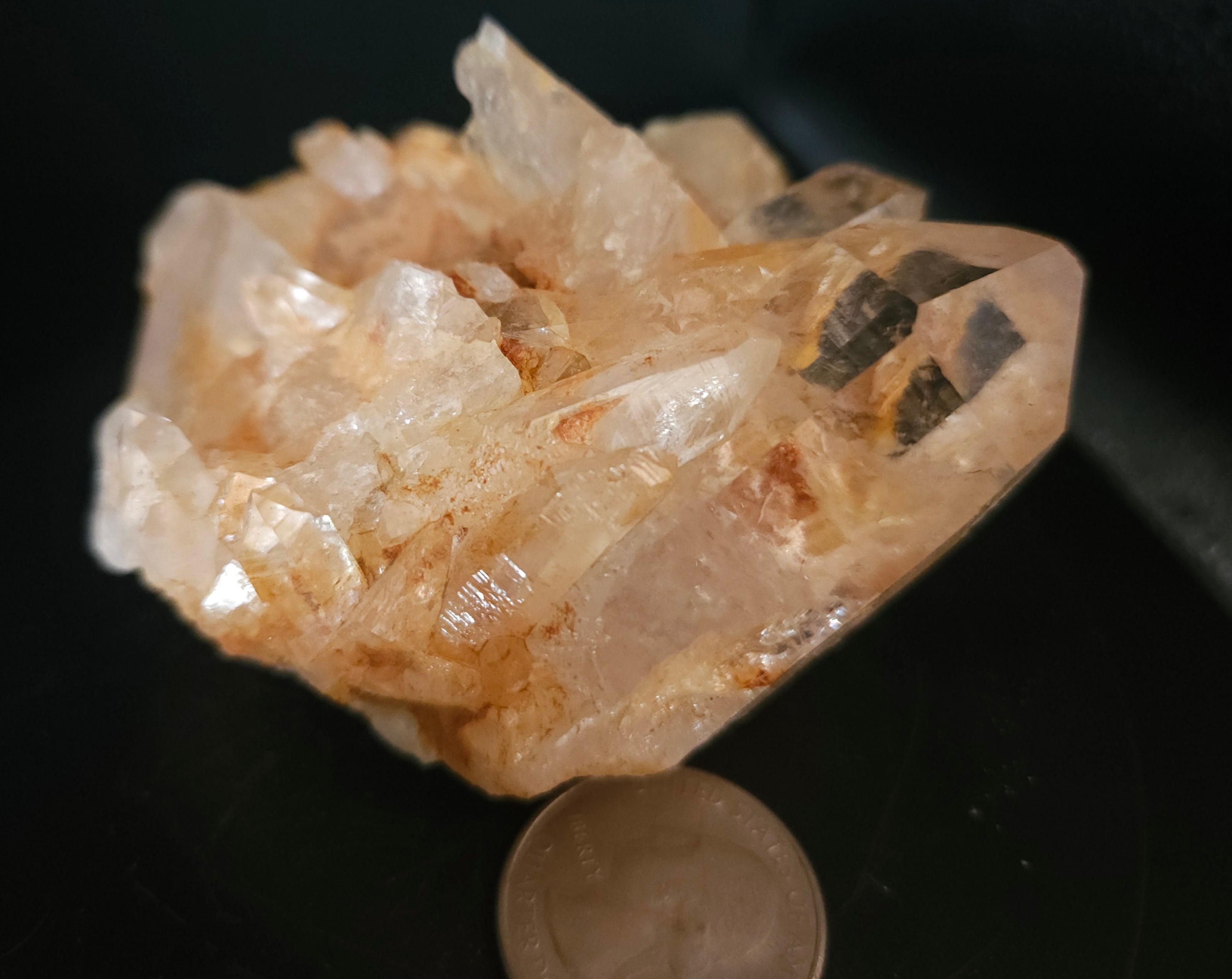 Small Natural Arkansas Quartz Crystal Cluster
