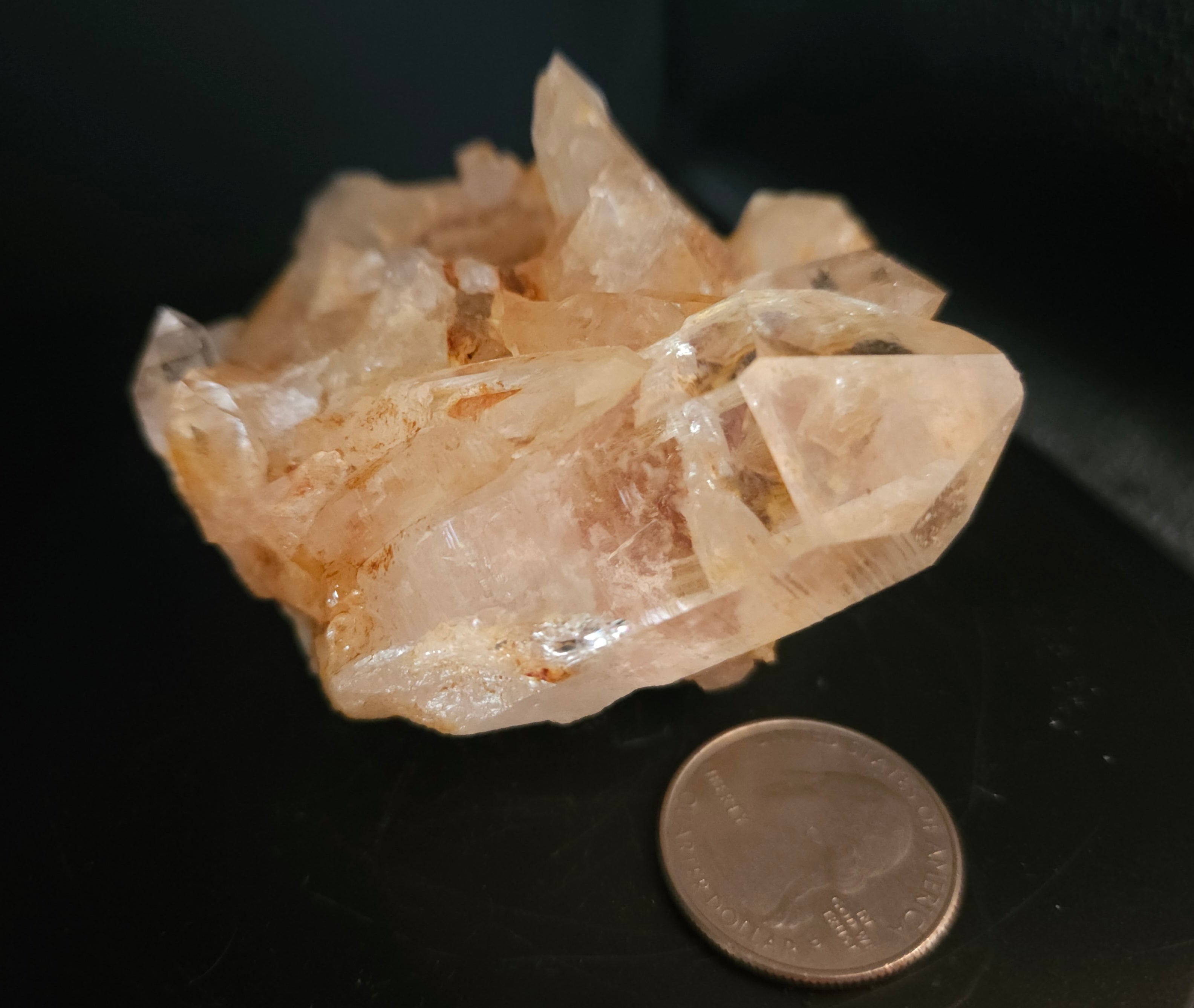 Small Natural Arkansas Quartz Crystal Cluster