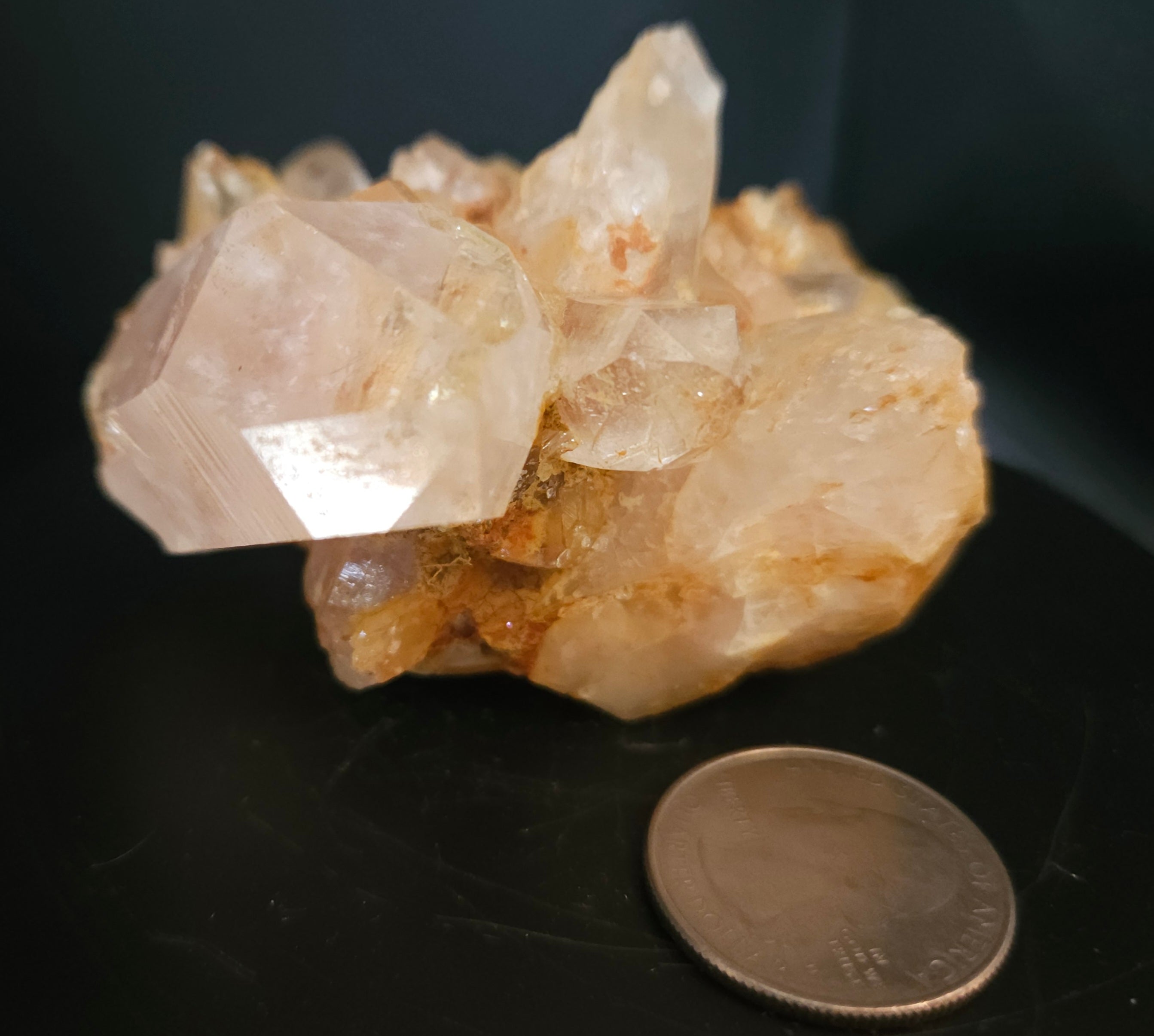 Small Natural Arkansas Quartz Crystal Cluster