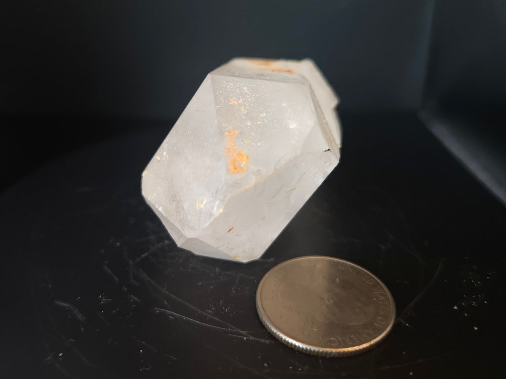 Large quartz crystal point