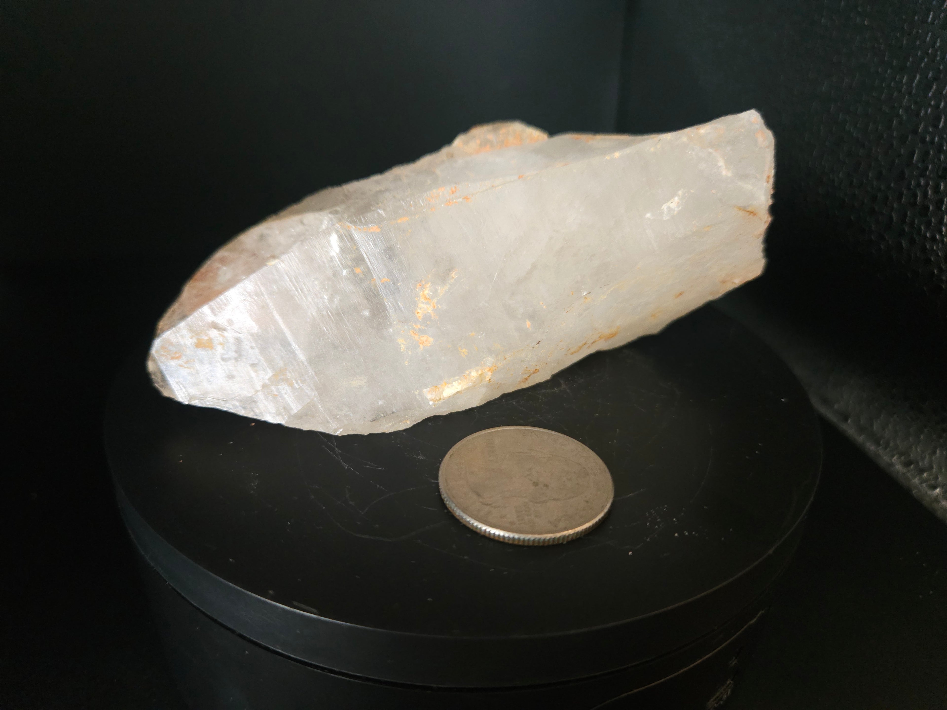 Large, Rough Arkansas Quartz Crystal point
