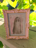 Ghostie - Original, Signed Watercolor 1.5"x2" in a 2"x3" magnetic frame