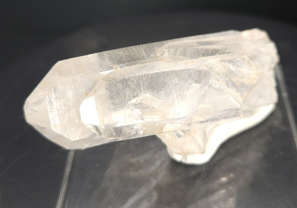 "Rocket Ship" - Unique Mounted Quartz Crystal Specimen
