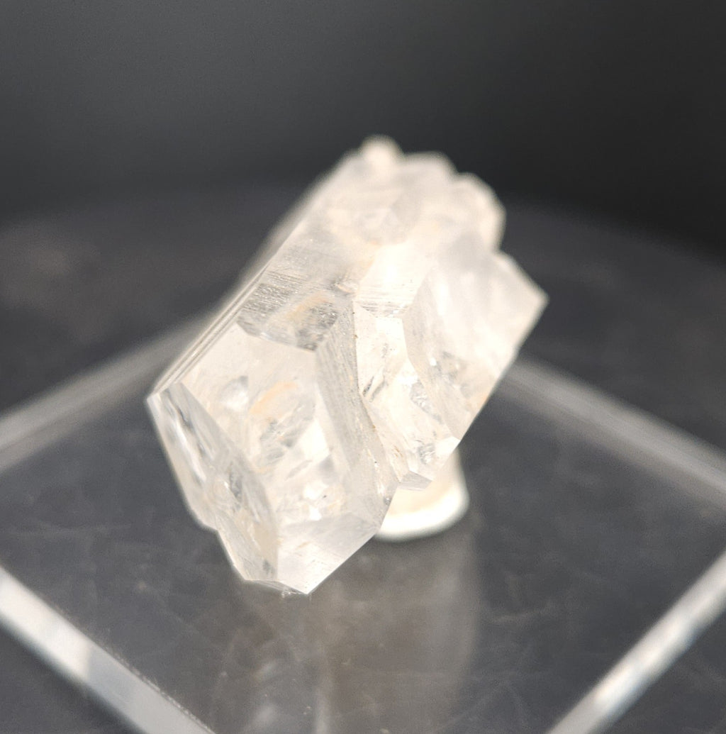 "Rocket Ship" - Unique Mounted Quartz Crystal Specimen