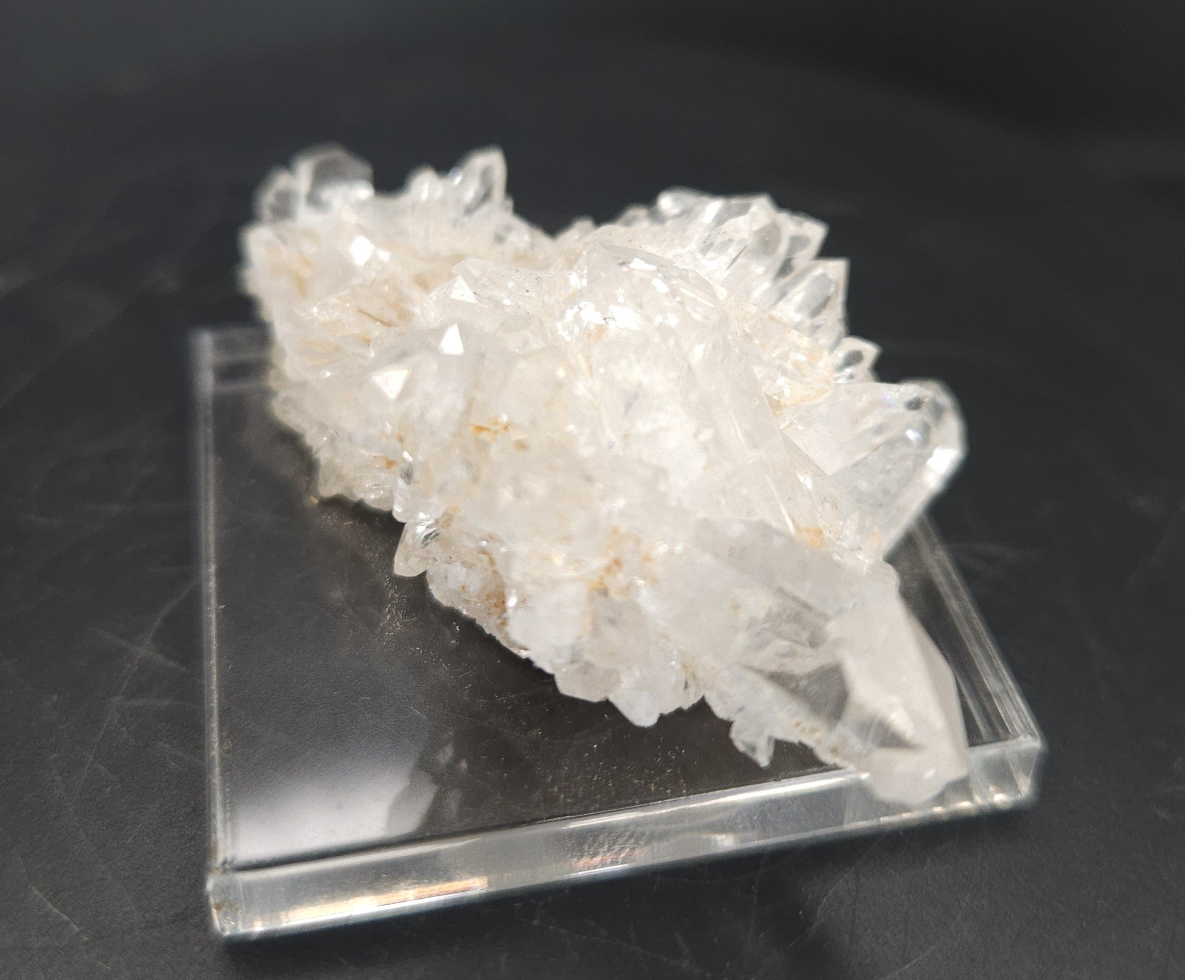 "Starburst" - Unique Mounted Quartz Crystal Specimen