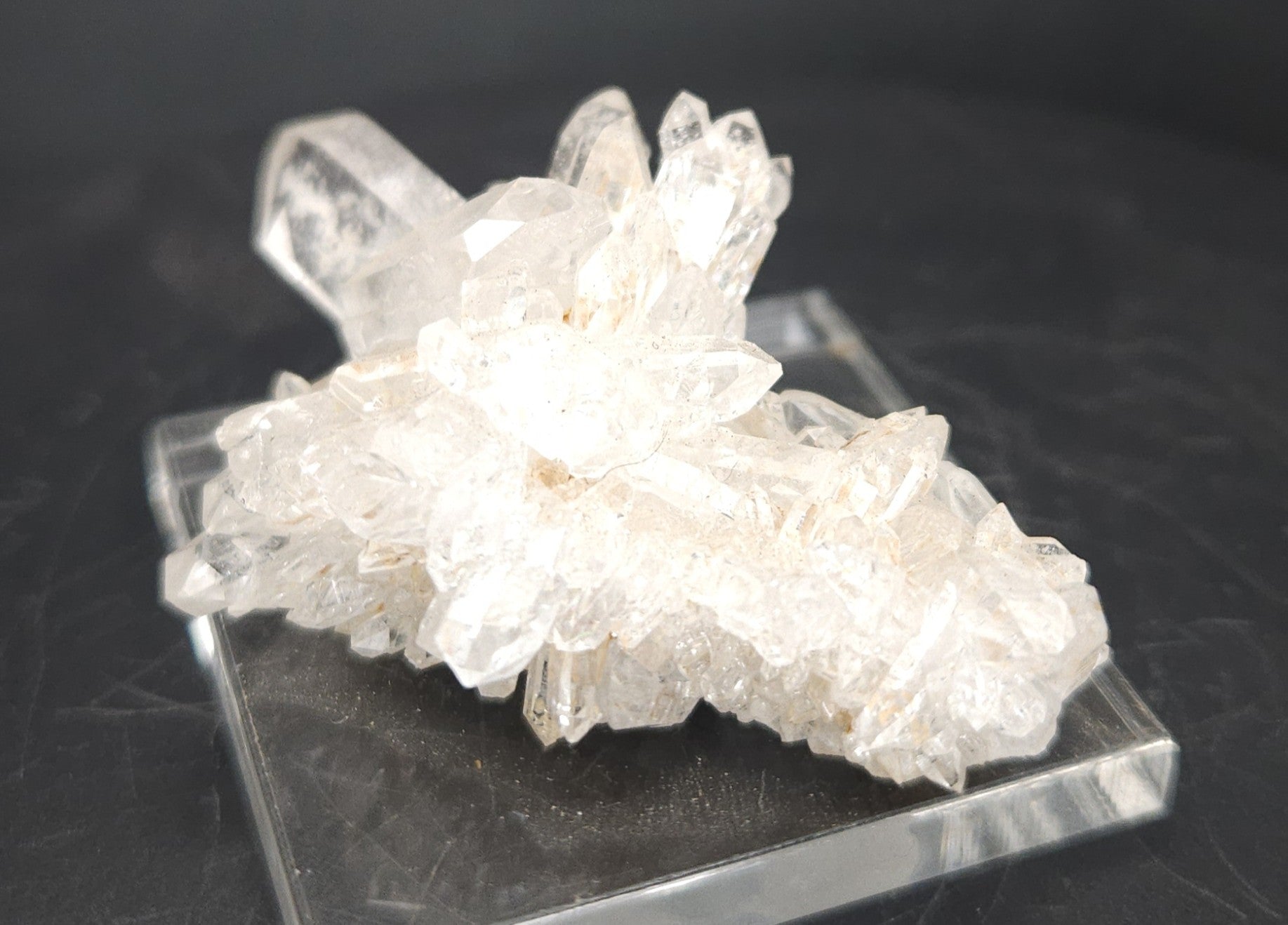 "Starburst" - Unique Mounted Quartz Crystal Specimen