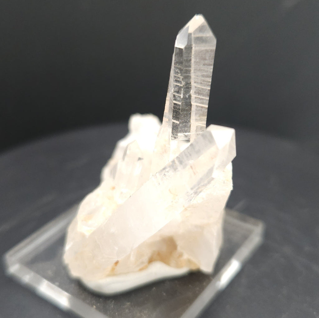 "Fallen Trees" - Mounted Quartz Crystal Specimen
