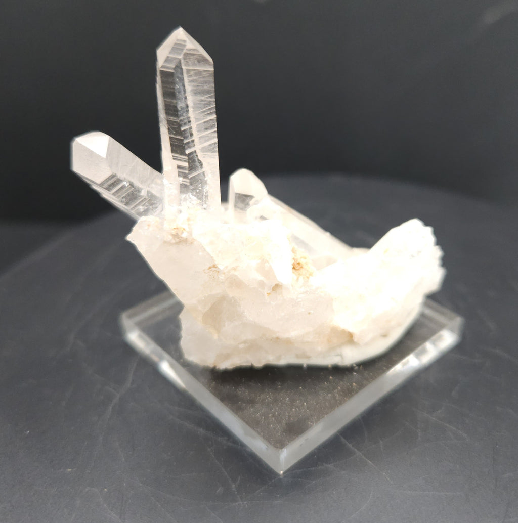 "Fallen Trees" - Mounted Quartz Crystal Specimen