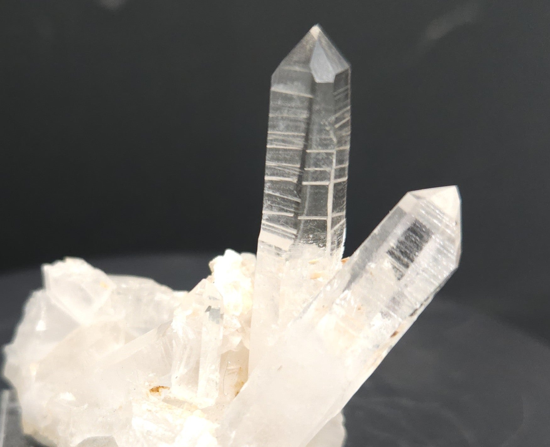 "Fallen Trees" - Mounted Quartz Crystal Specimen