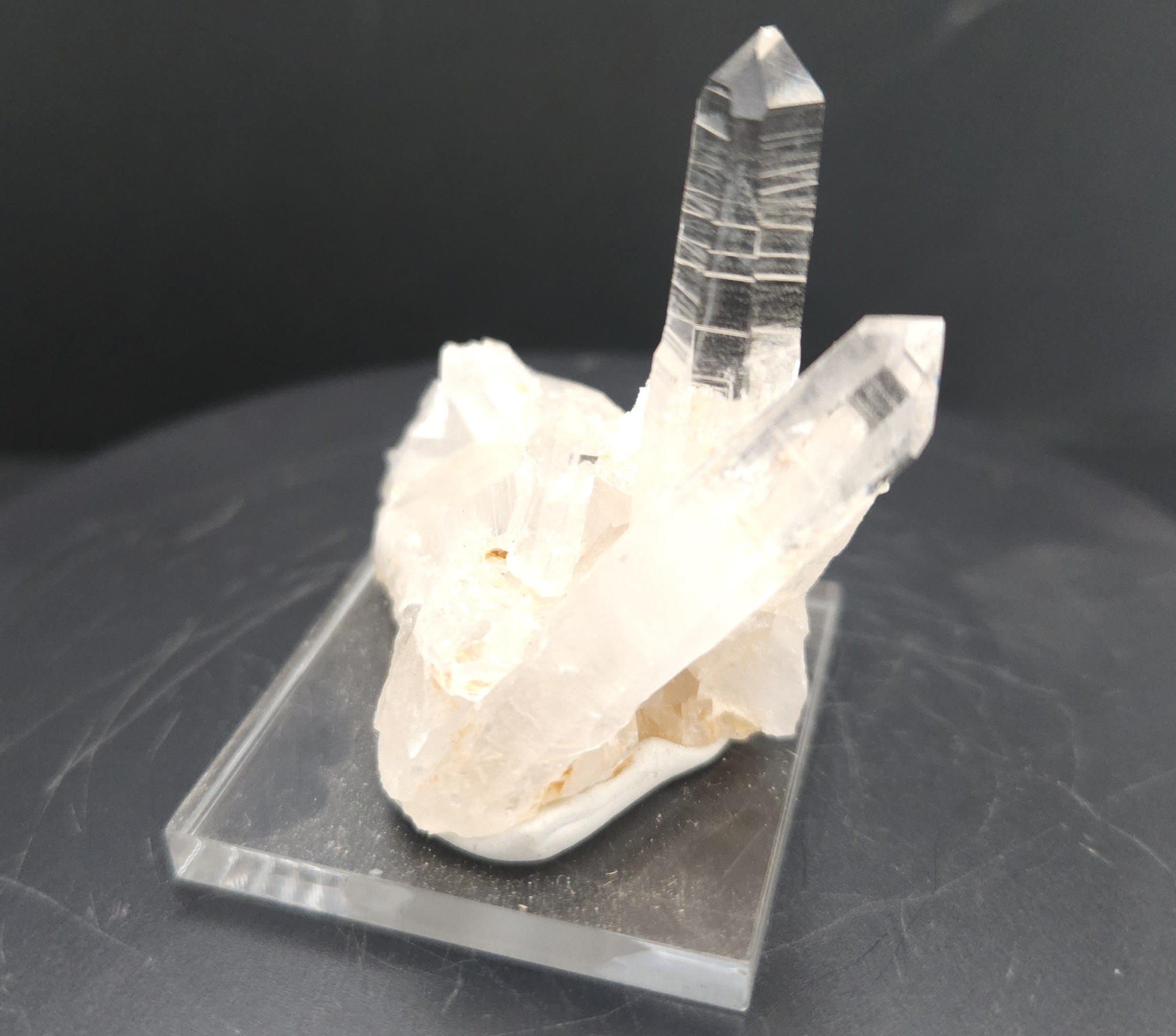 "Fallen Trees" - Mounted Quartz Crystal Specimen