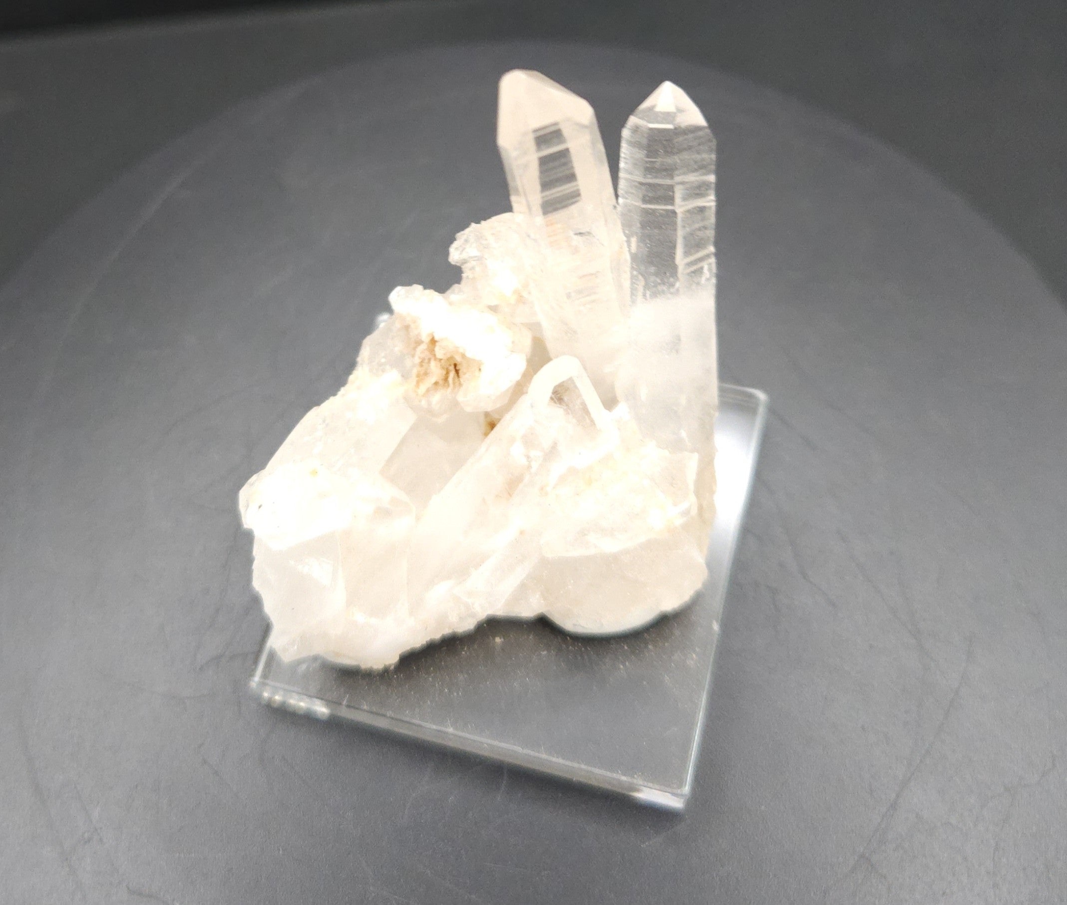 "Fallen Trees" - Mounted Quartz Crystal Specimen