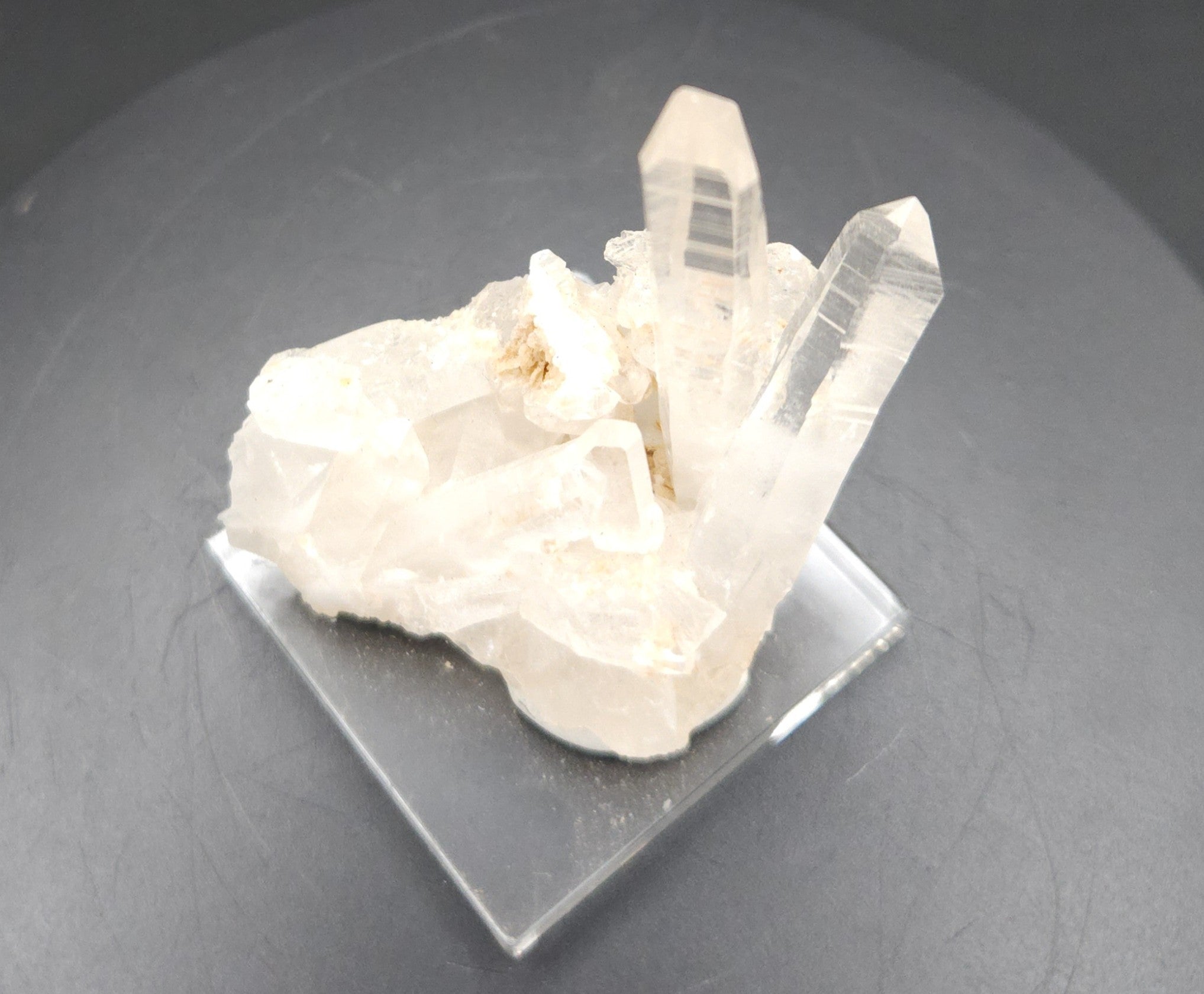 "Fallen Trees" - Mounted Quartz Crystal Specimen