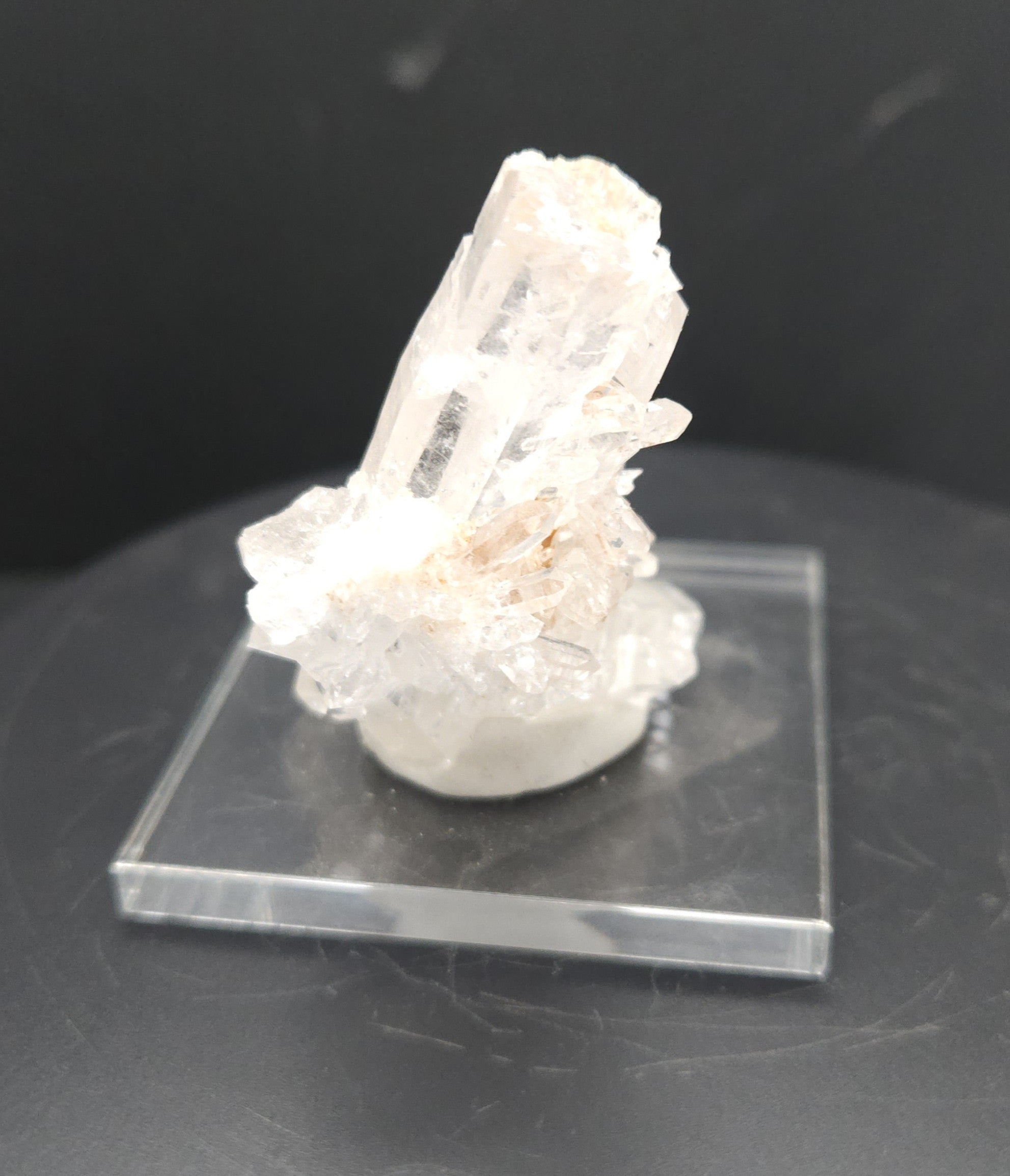 "Still Standing" - Mounted Quartz Crystal Specimen