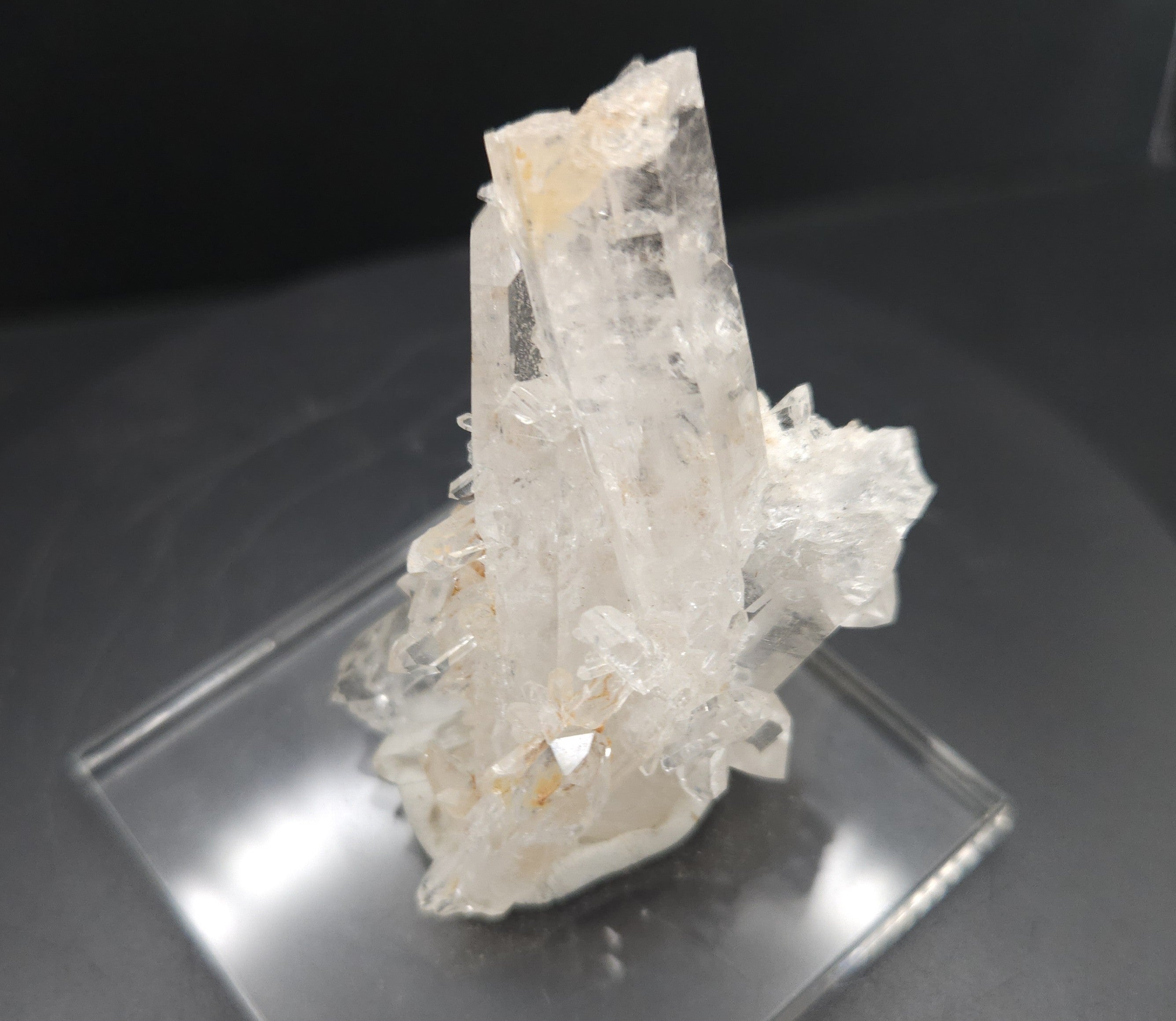"Still Standing" - Mounted Quartz Crystal Specimen