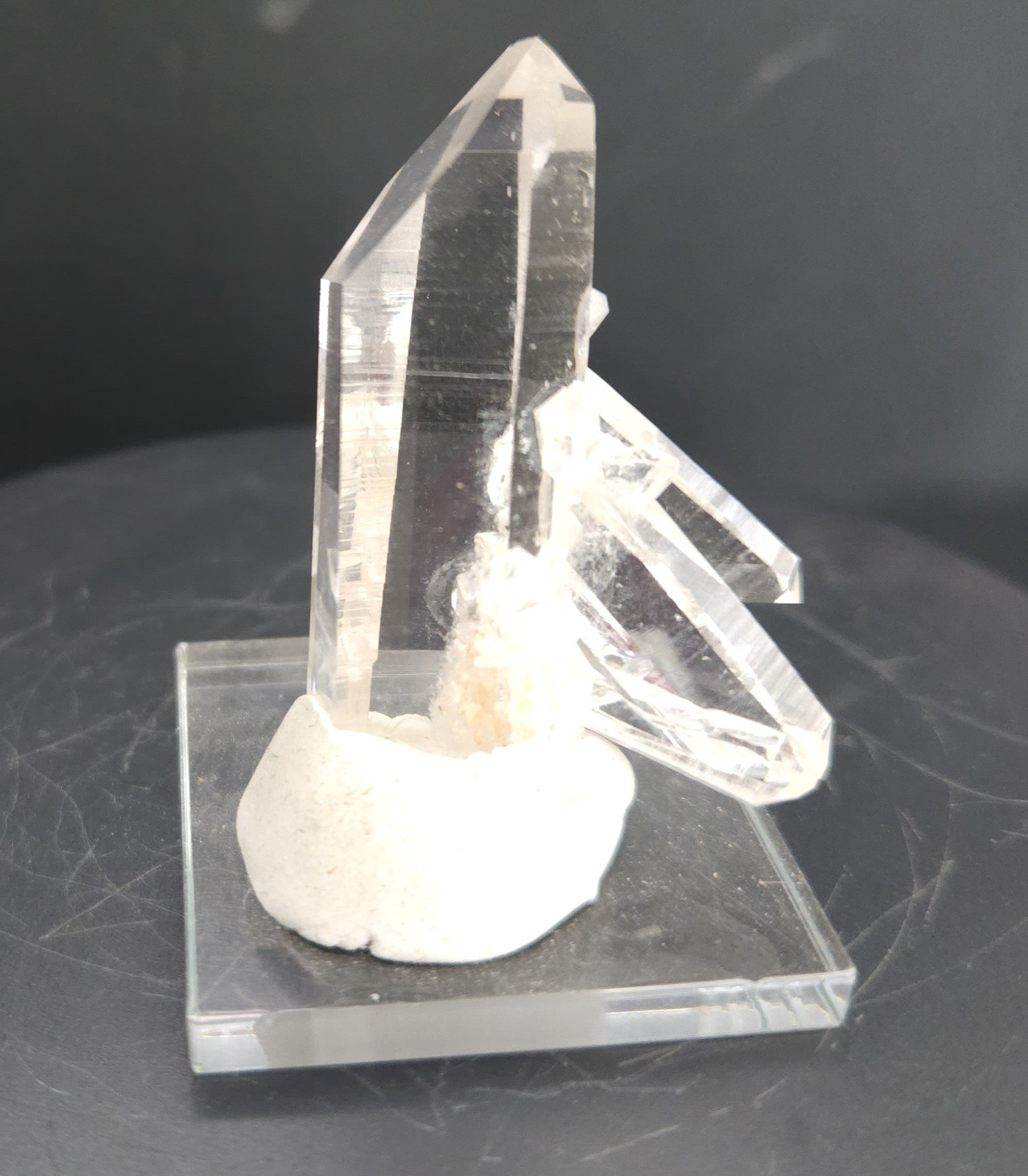 "Jetpack" - Unique Mounted Quartz Crystal Specimen