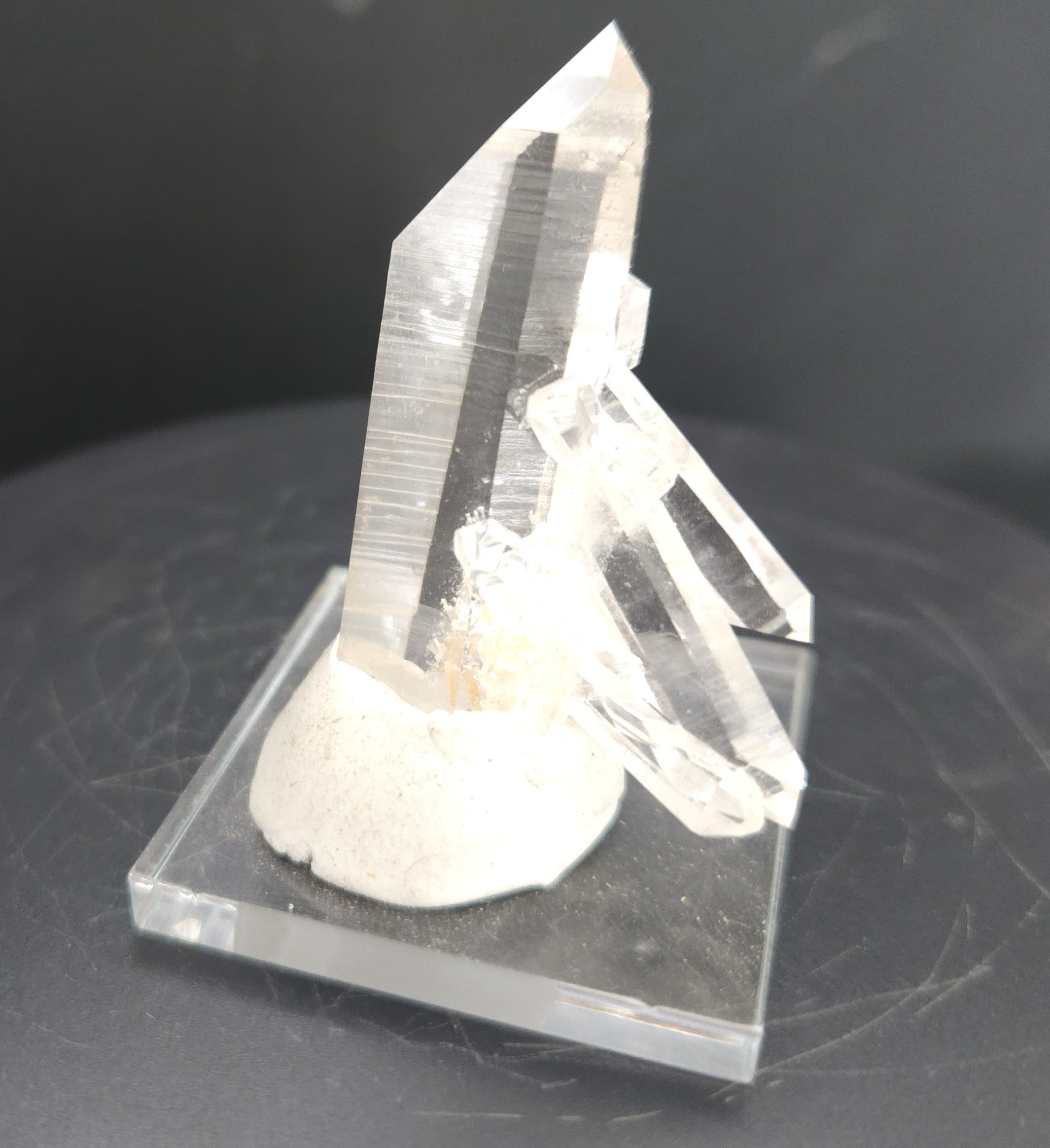 "Jetpack" - Unique Mounted Quartz Crystal Specimen