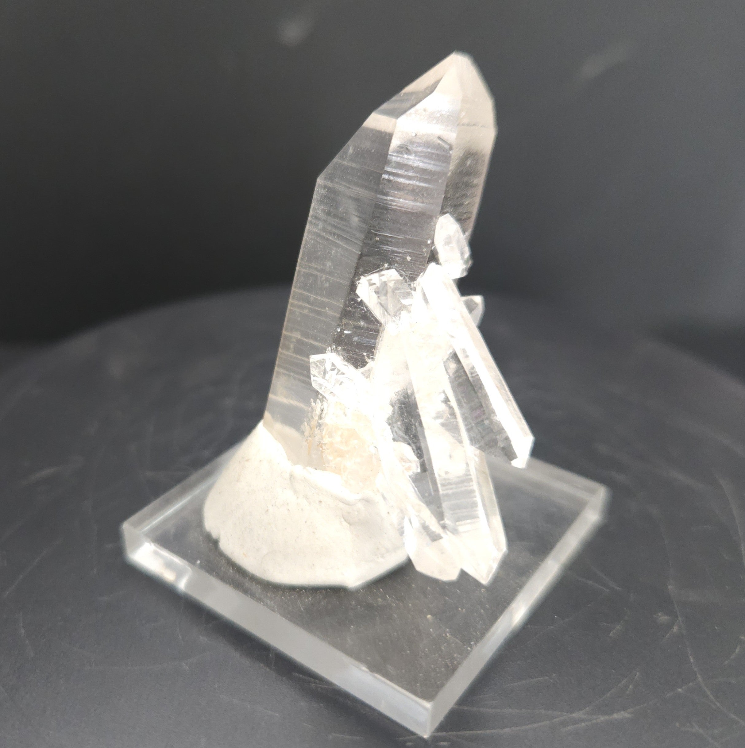 "Jetpack" - Unique Mounted Quartz Crystal Specimen